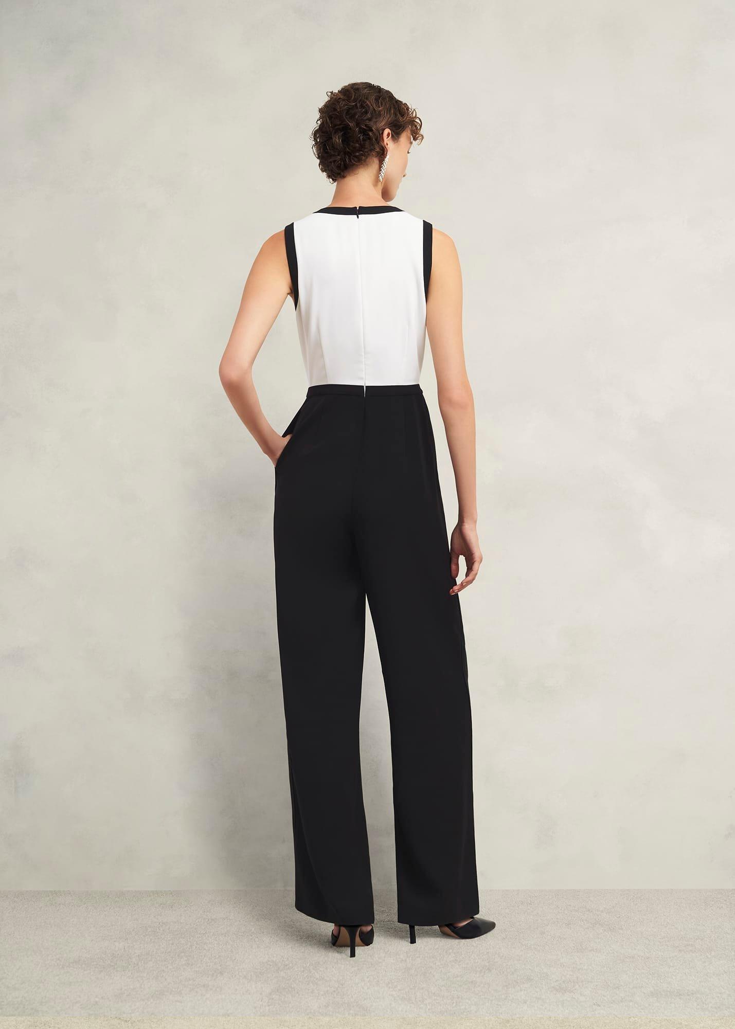 Mannington Jumpsuit, Black Ivory, hi-res