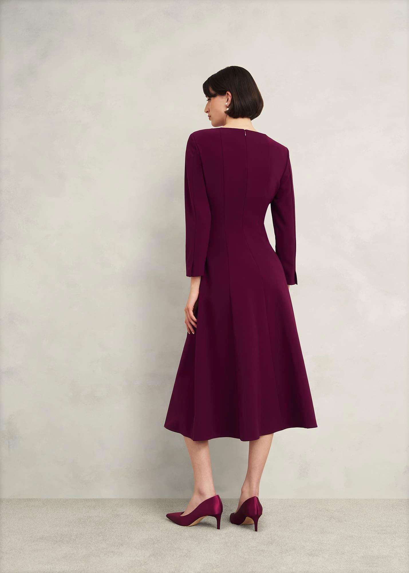 Leonora Dress, Warm Plum, hi-res