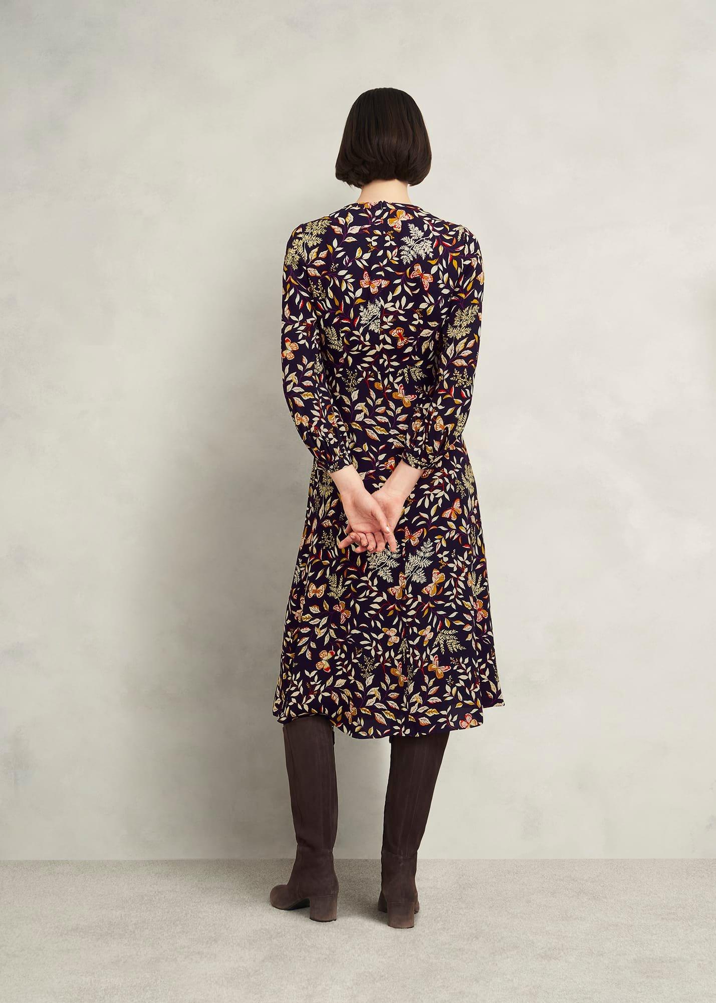 Zainah Dress, Navy Multi, hi-res