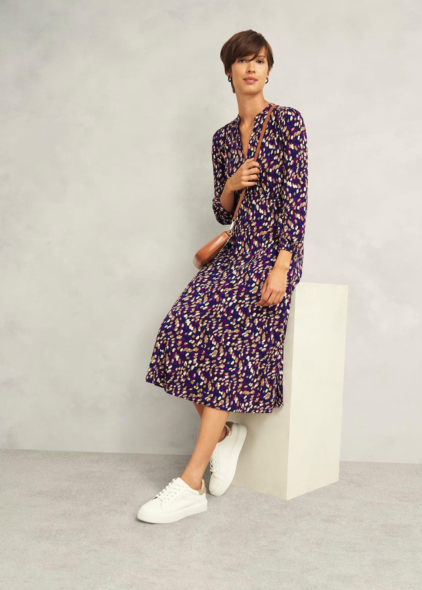 Harlie Jersey Dress, Multi, hi-res