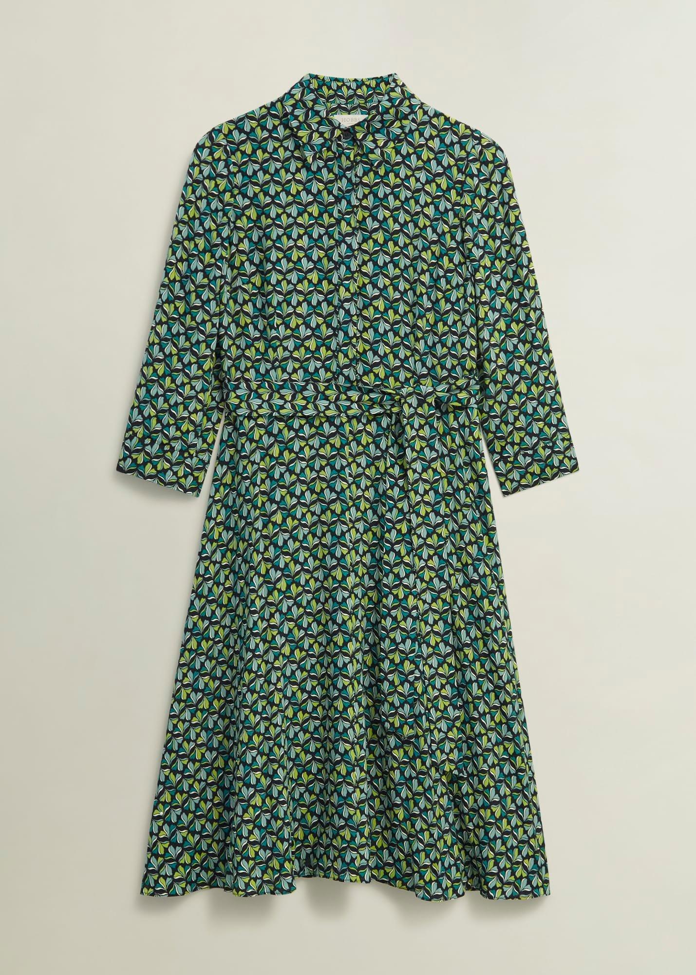 Petite Alex Dress, Green Multi, hi-res