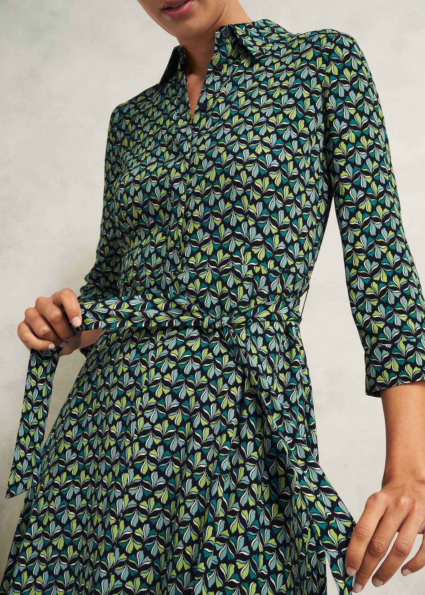 Petite Alex Dress, Green Multi, hi-res