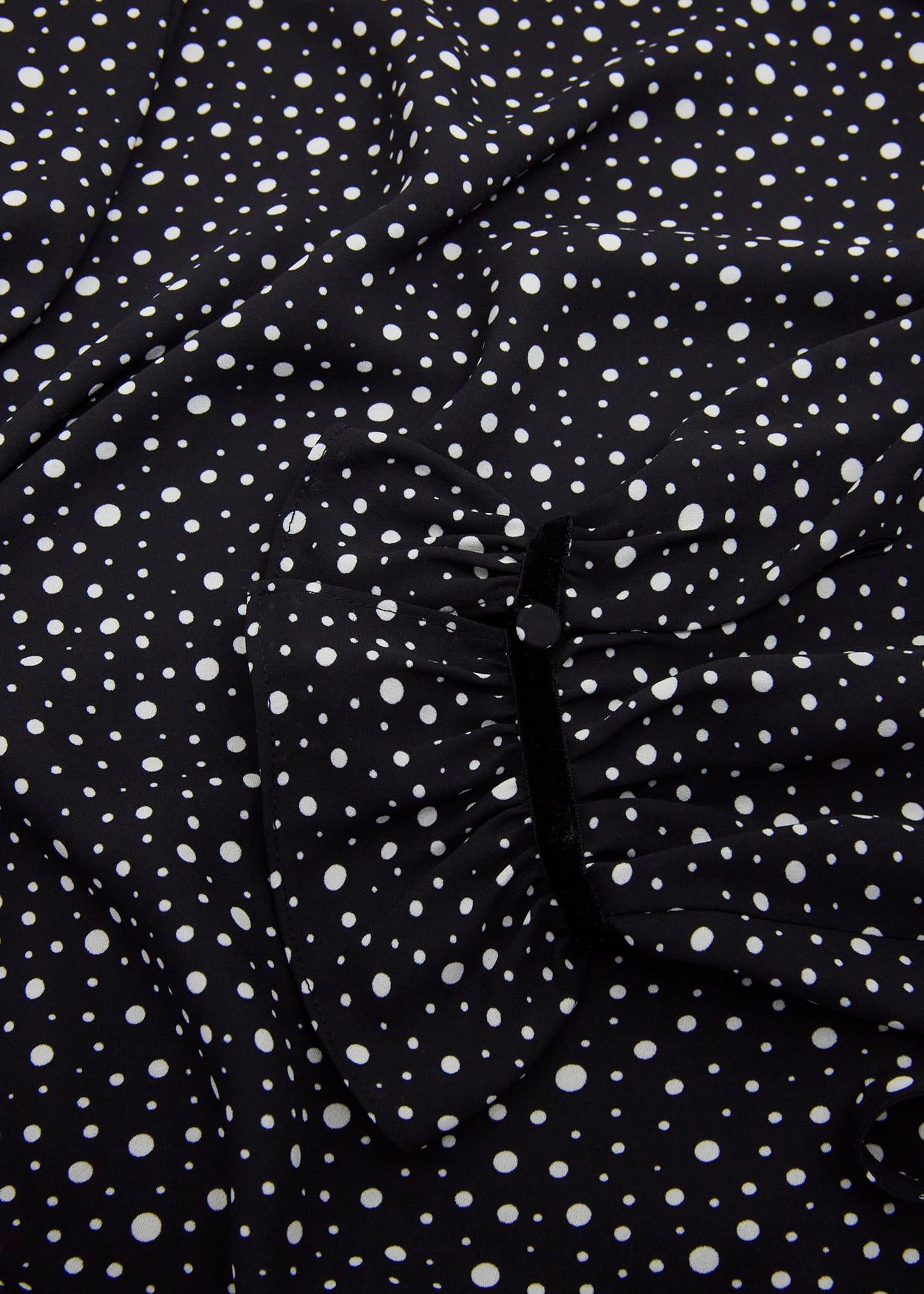 Otilla Dress, Black Ivory, hi-res