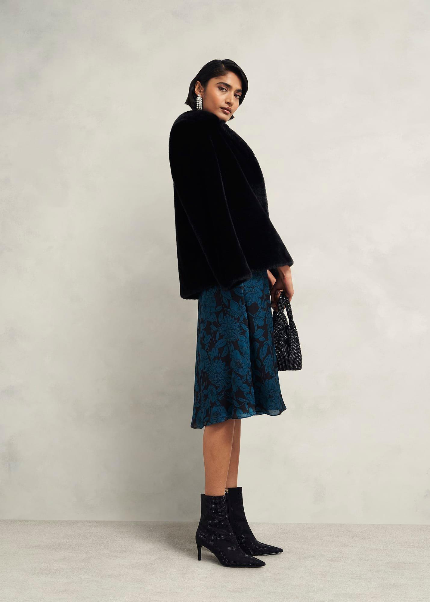 Petite Romina Dress, Black Kyanite, hi-res