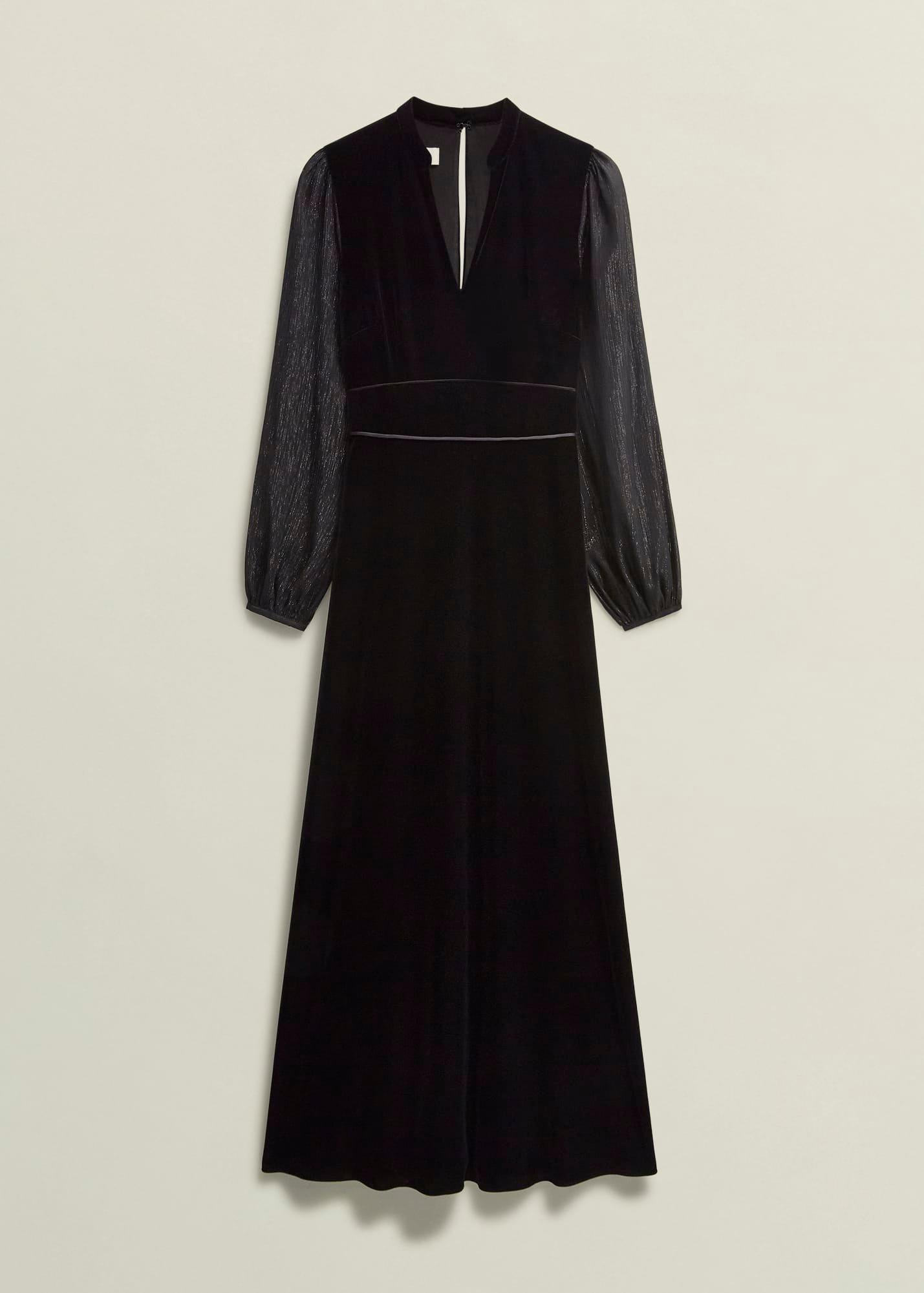 Marissa Dress, Hobbs Black, hi-res