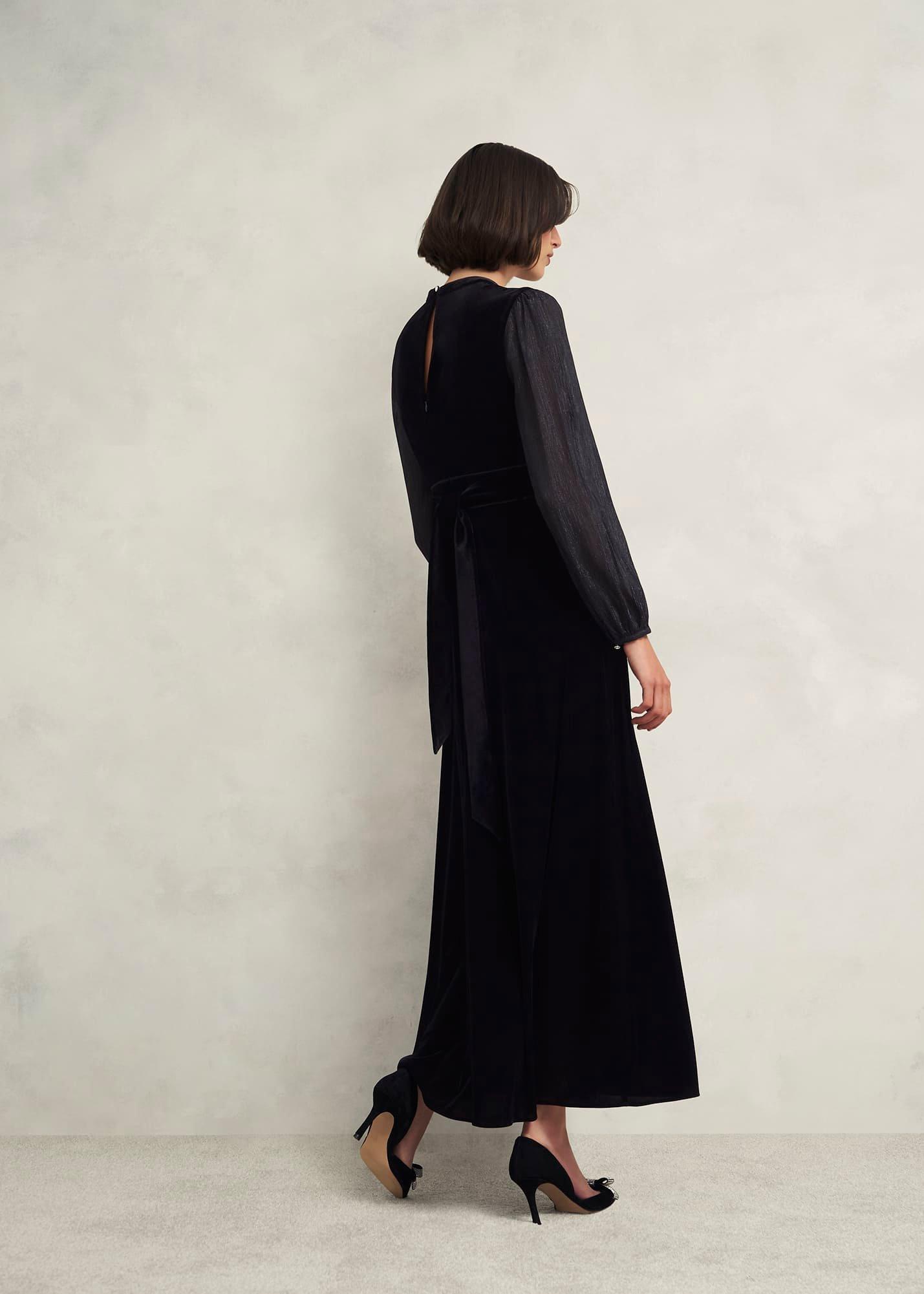 Marissa Dress, Hobbs Black, hi-res