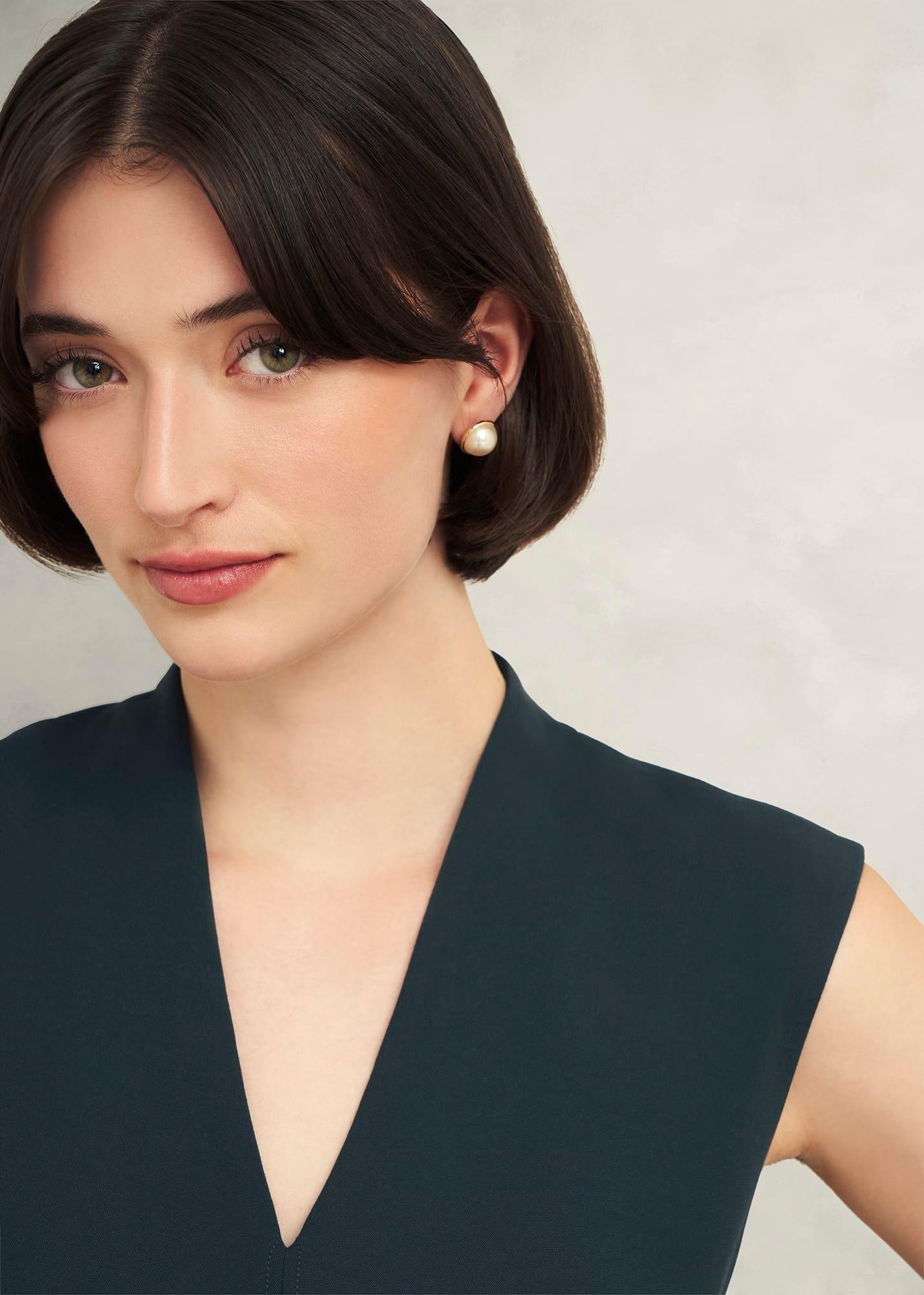 Petite Marina Dress, Evergreen, hi-res