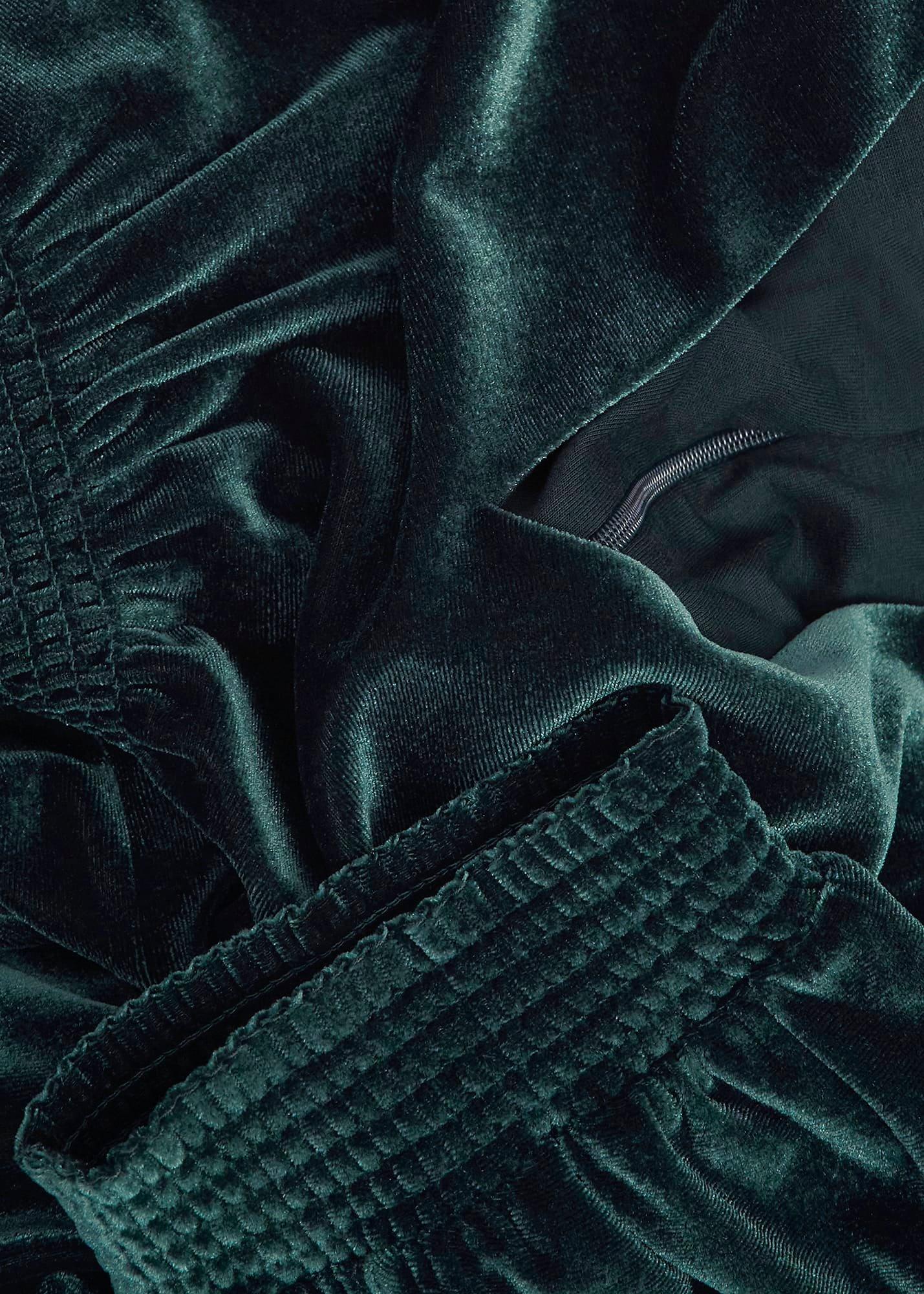 Dormer Velvet Dress, Evergreen, hi-res