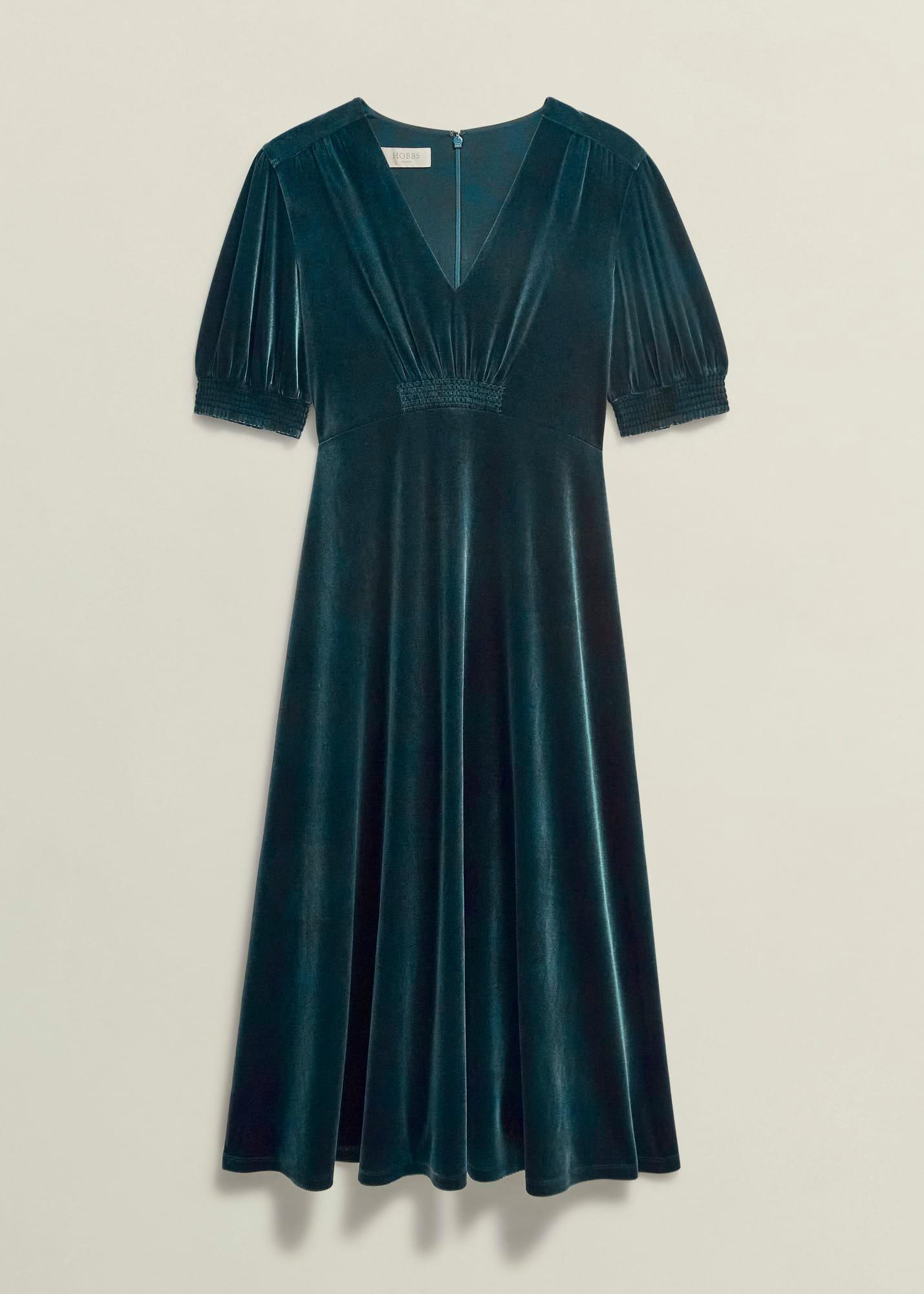 Petite Dormer Velvet Dress
