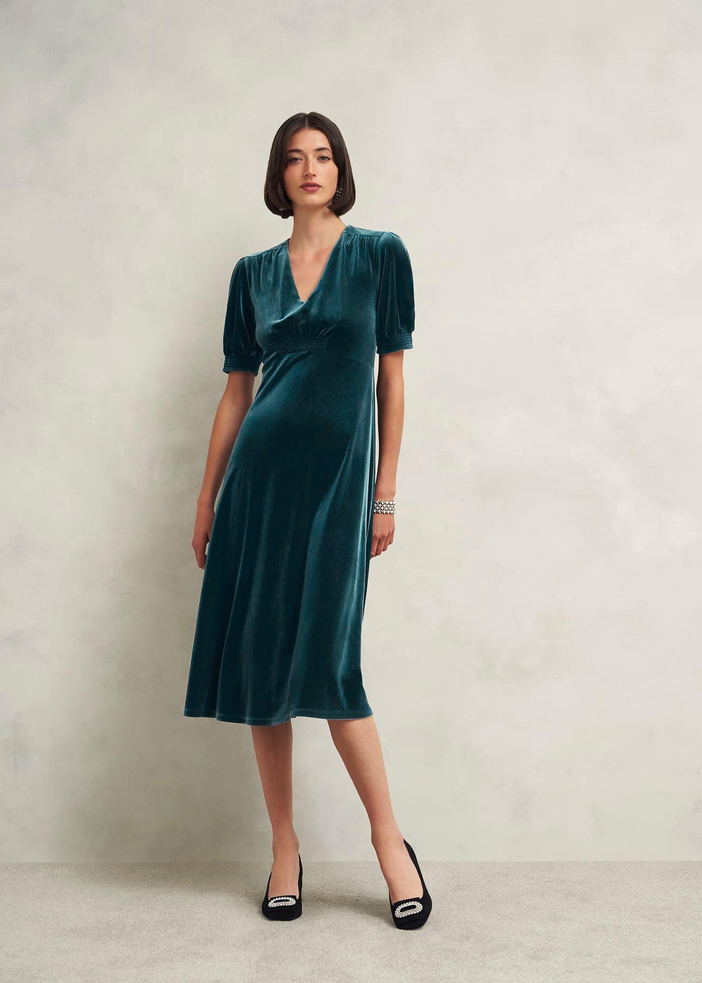 Petite Dormer Velvet Dress