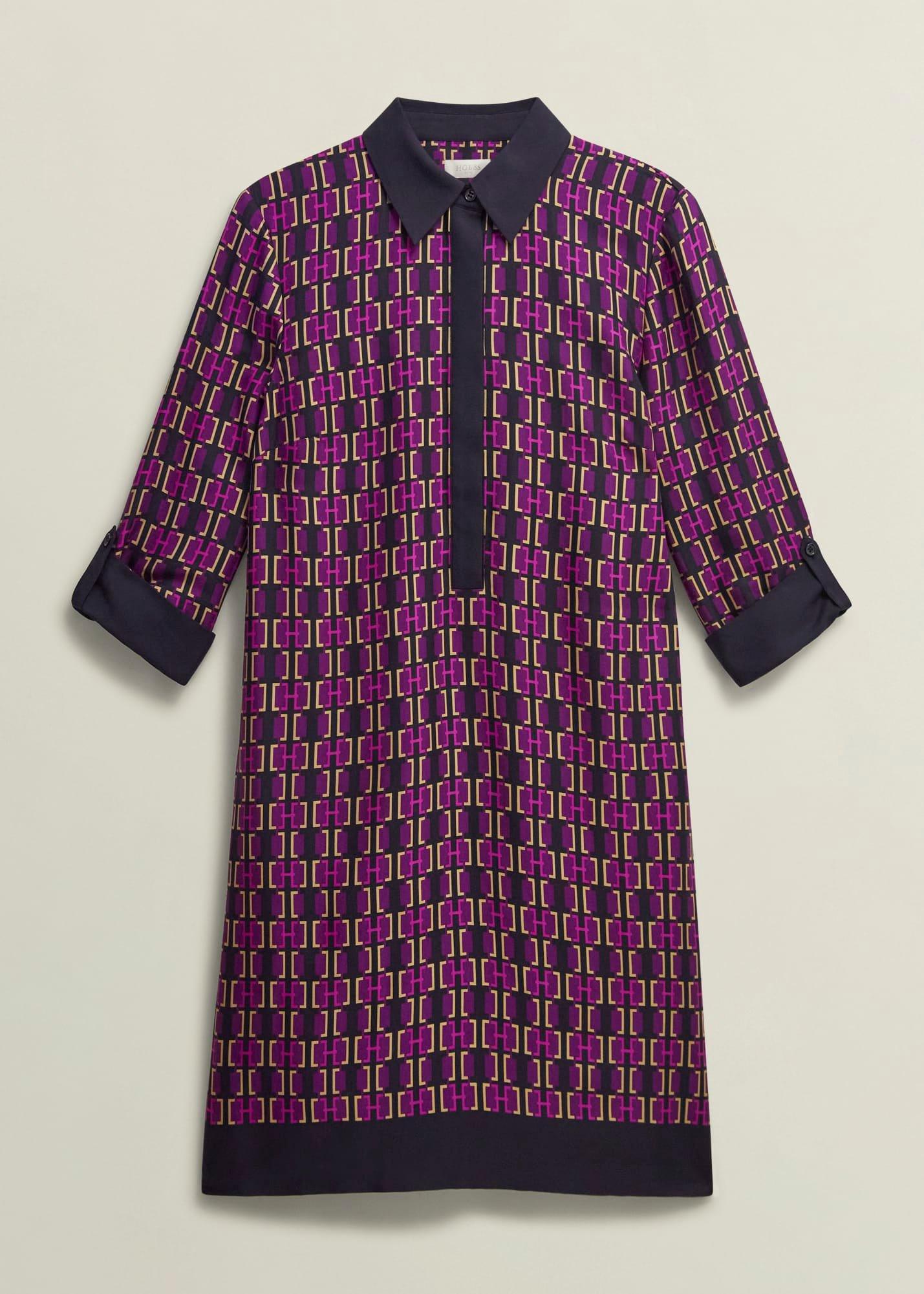Aubrey Dress, Purple Multi, hi-res