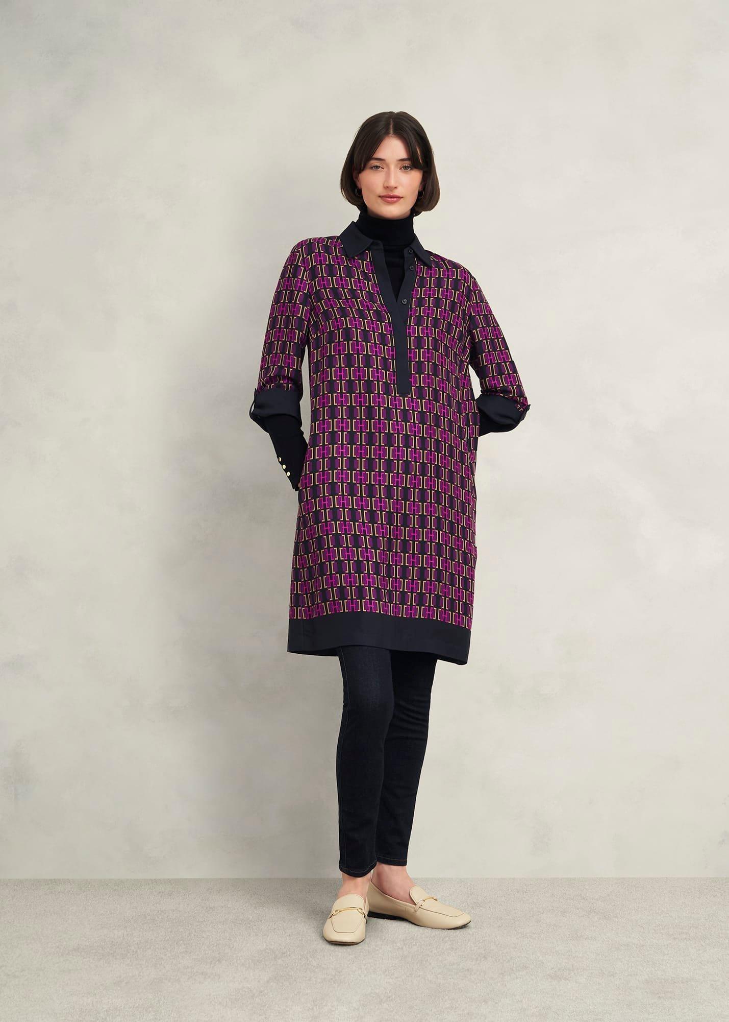 Aubrey Dress, Purple Multi, hi-res