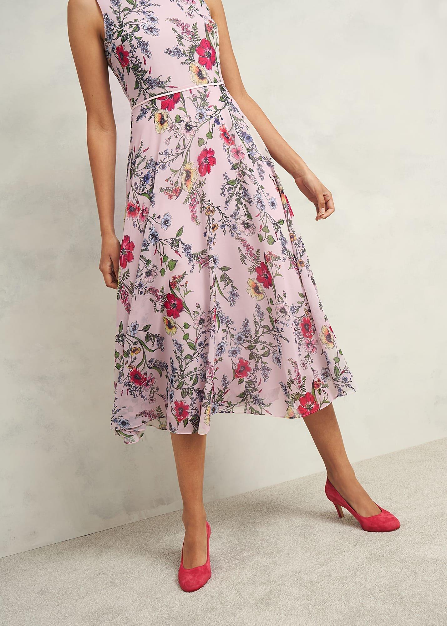 Carly Dress, Pale Pink Multi, hi-res