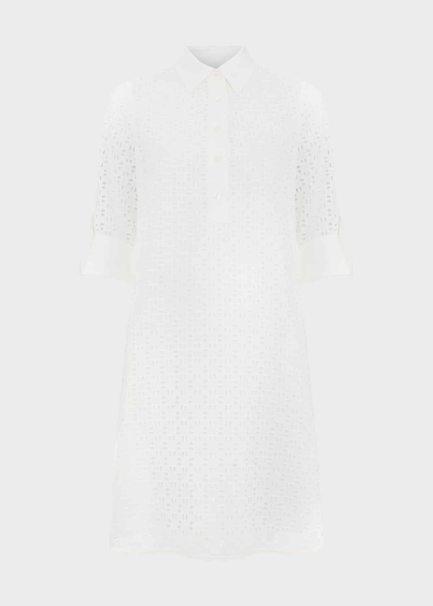 Petite Marciella Dress, White, hi-res