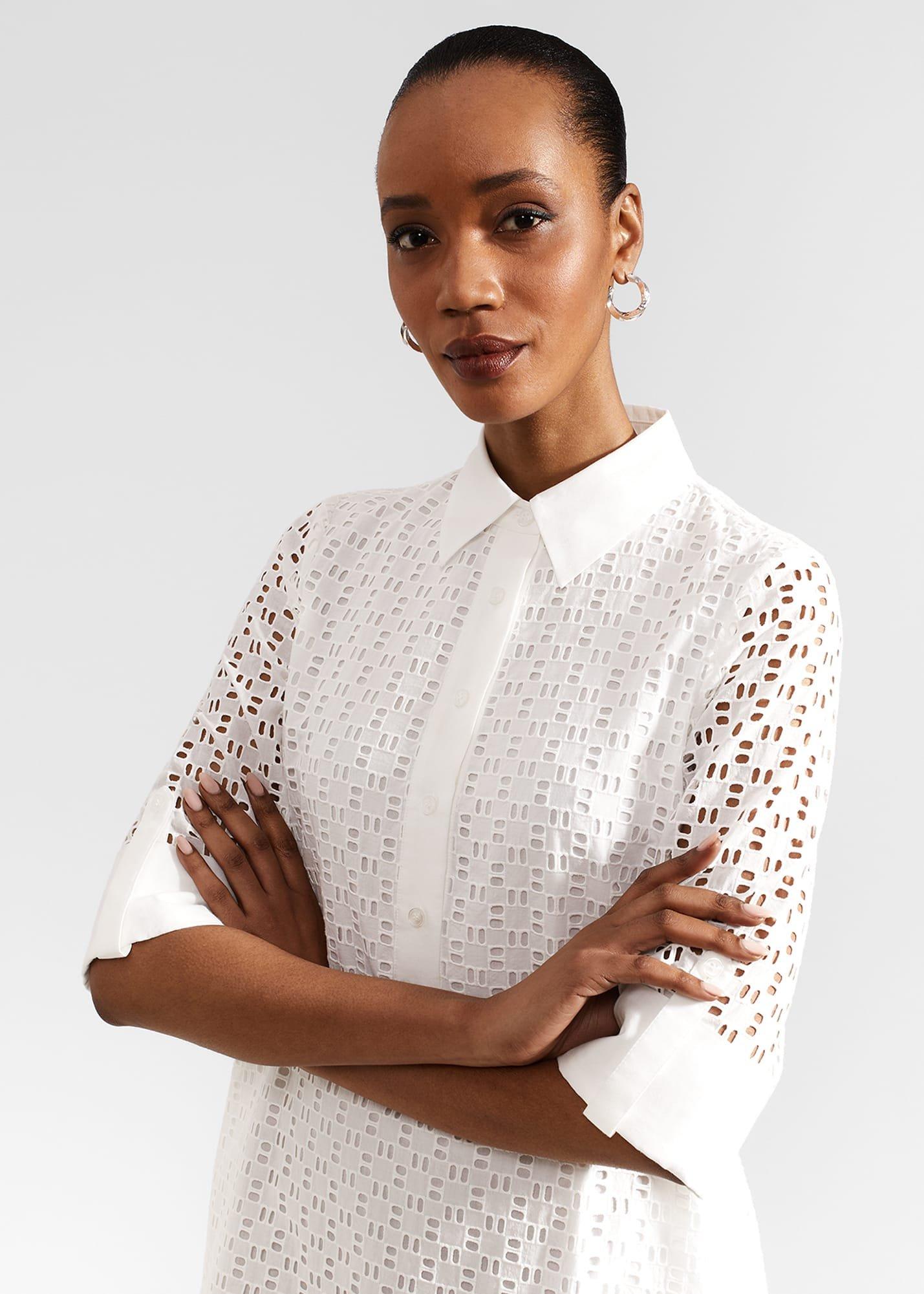 Petite Marciella Dress, White, hi-res