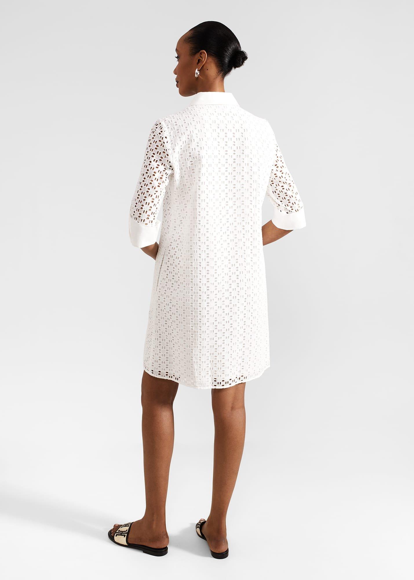 Petite Marciella Dress, White, hi-res