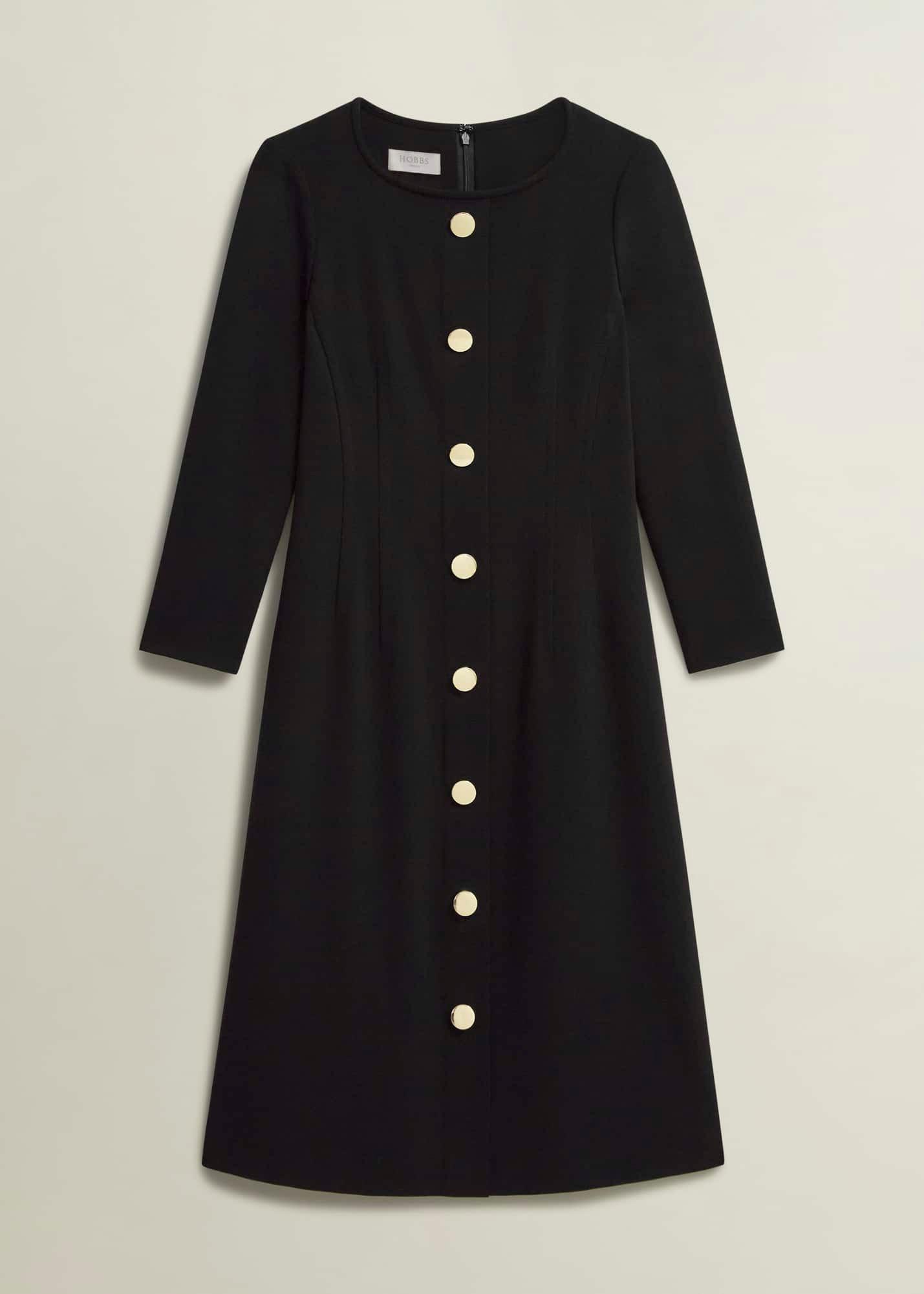 Marsha Dress, Black, hi-res