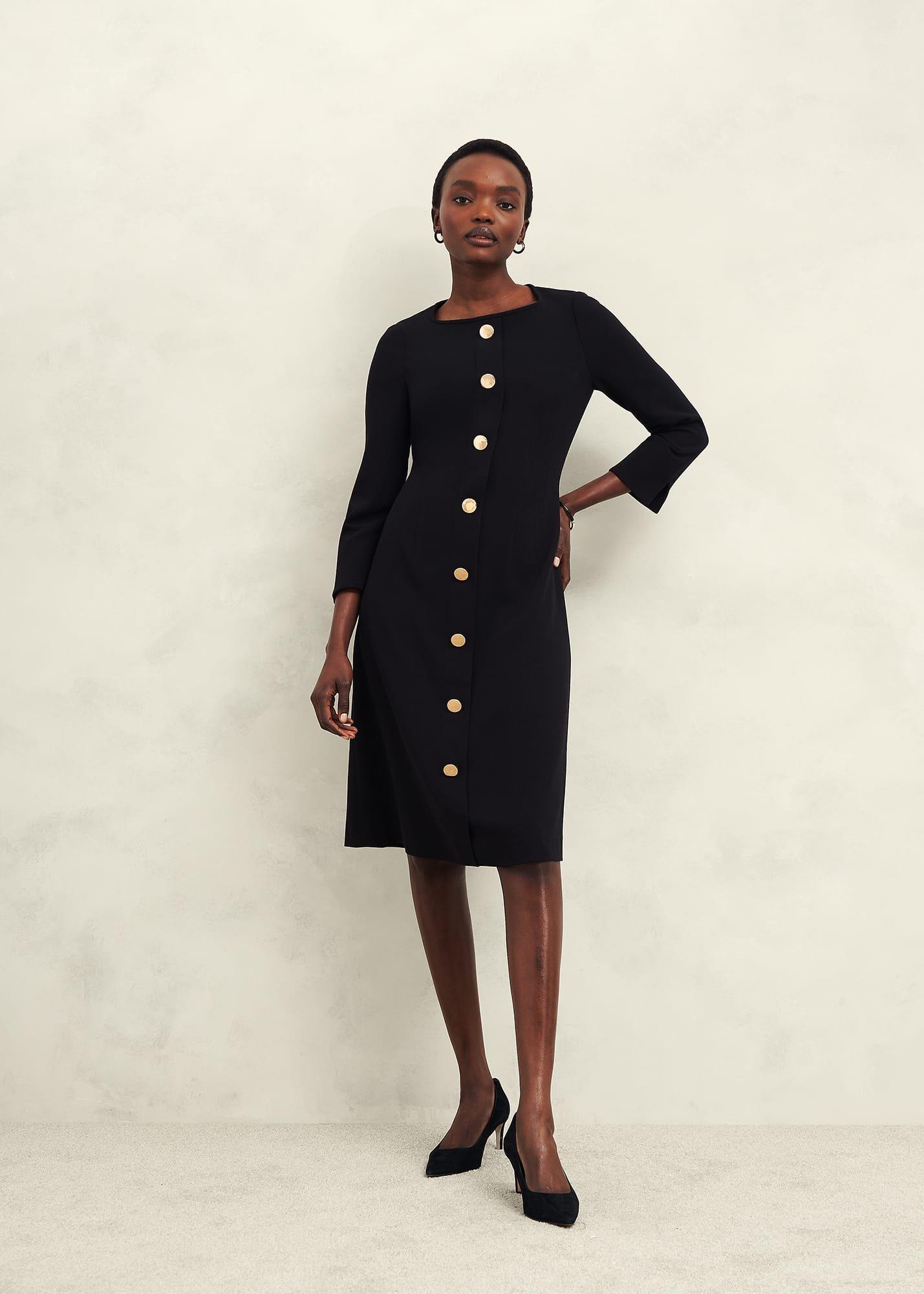 Marsha Dress, Black, hi-res