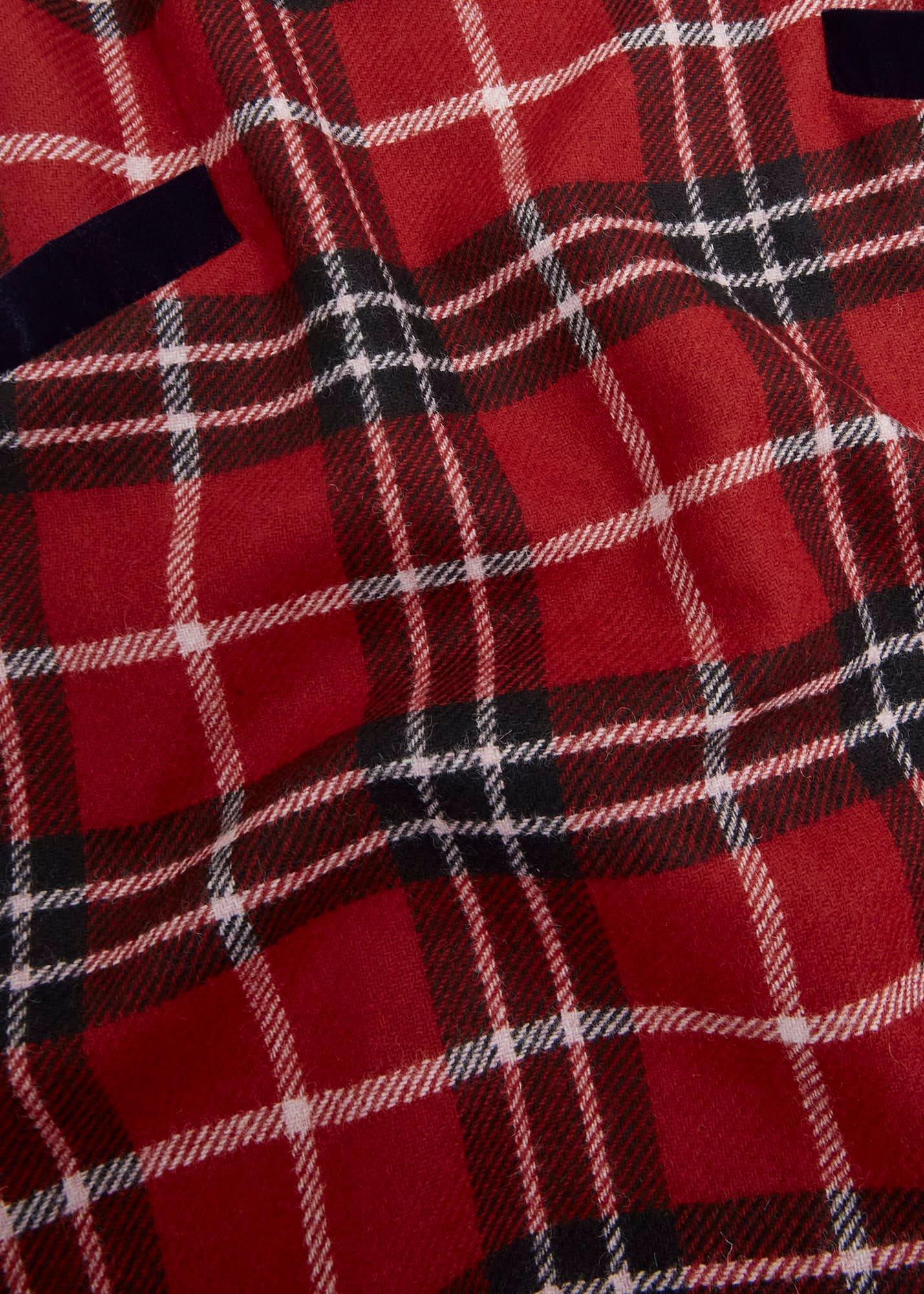 Amaris Wool Dress, Red Multi, hi-res