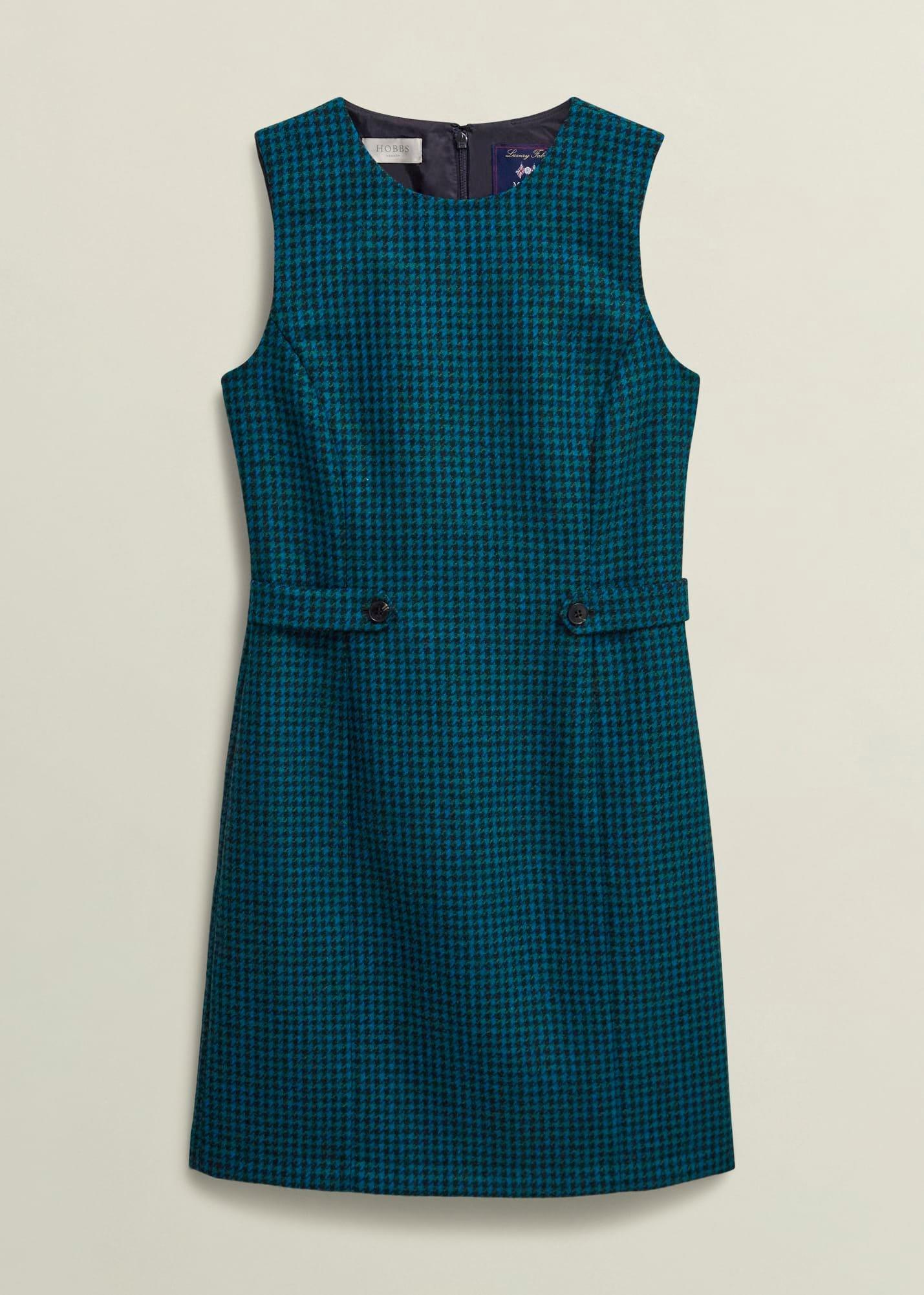 Sariah Wool Dress, Green Multi, hi-res