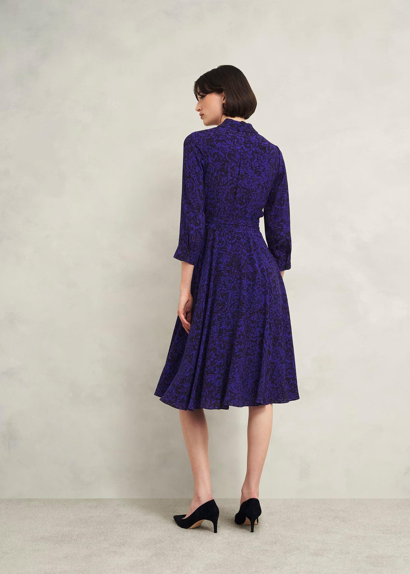Lainey Dress, Navy Blue, hi-res