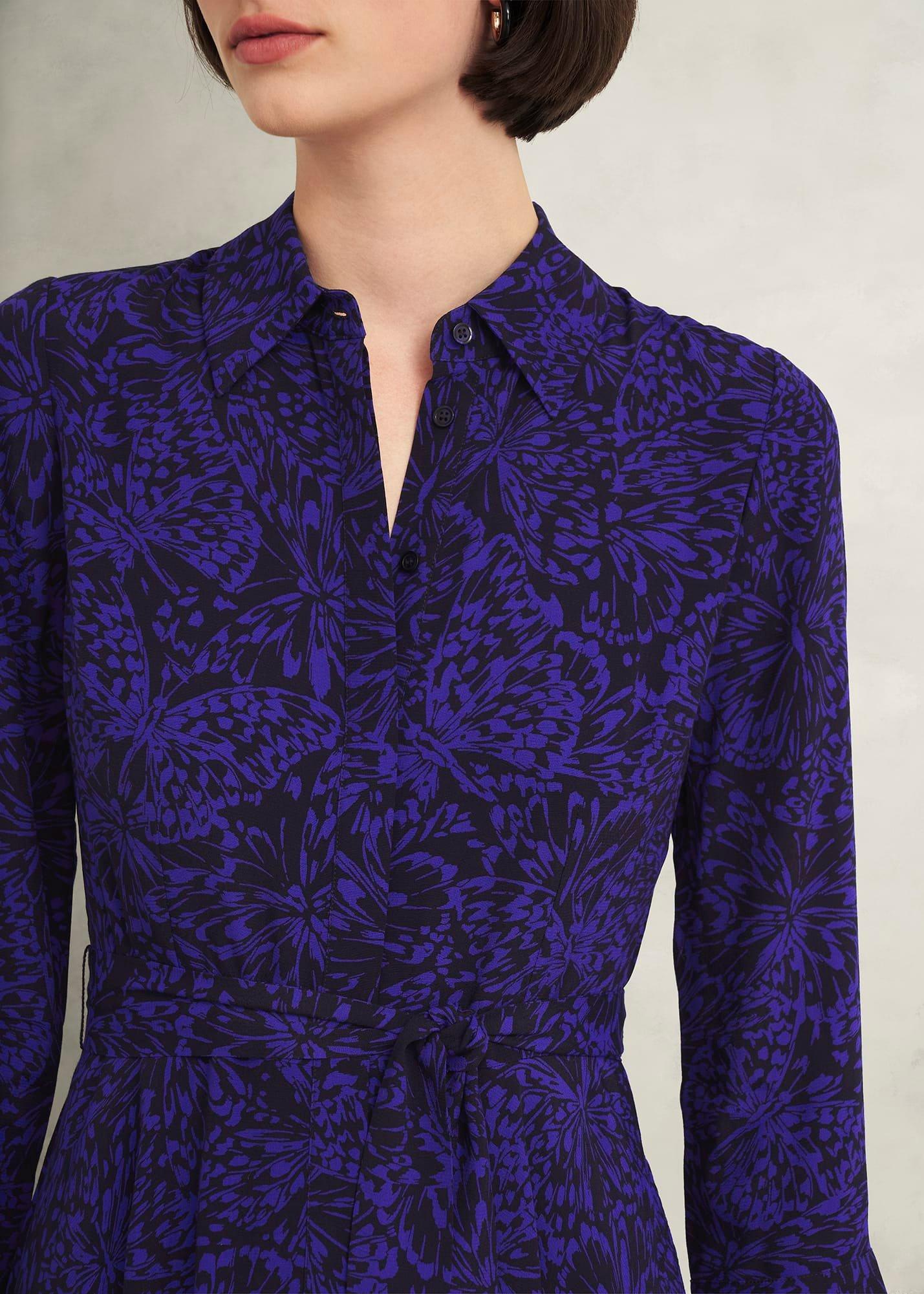 Petite Lainey Dress, Navy Blue, hi-res