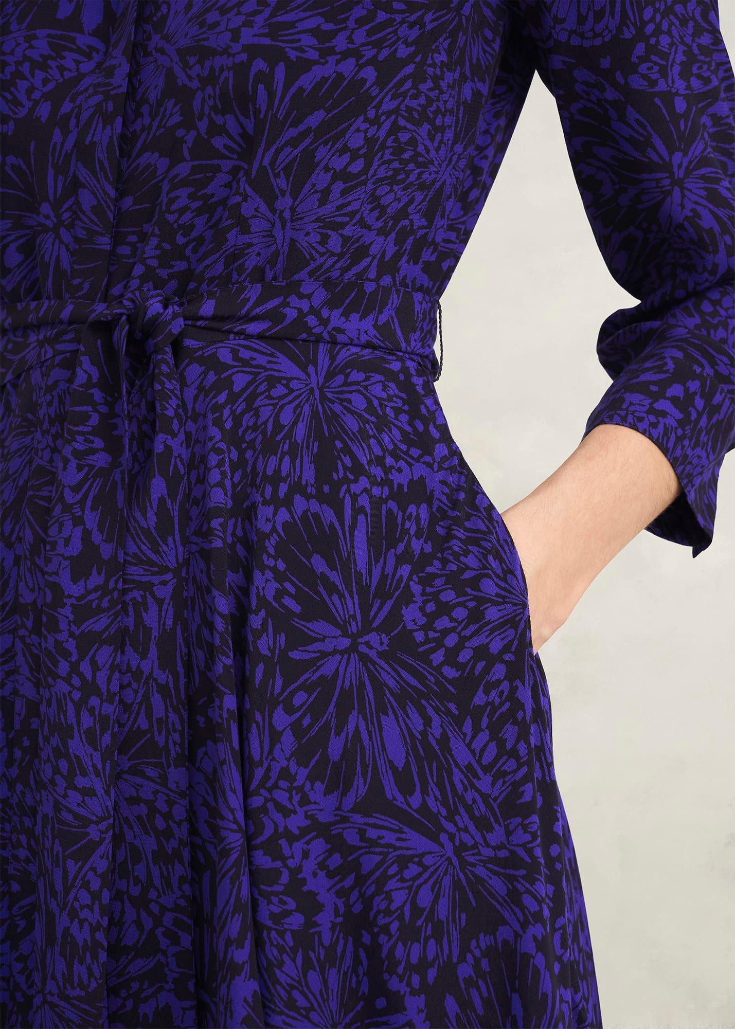 Petite Lainey Dress, Navy Blue, hi-res