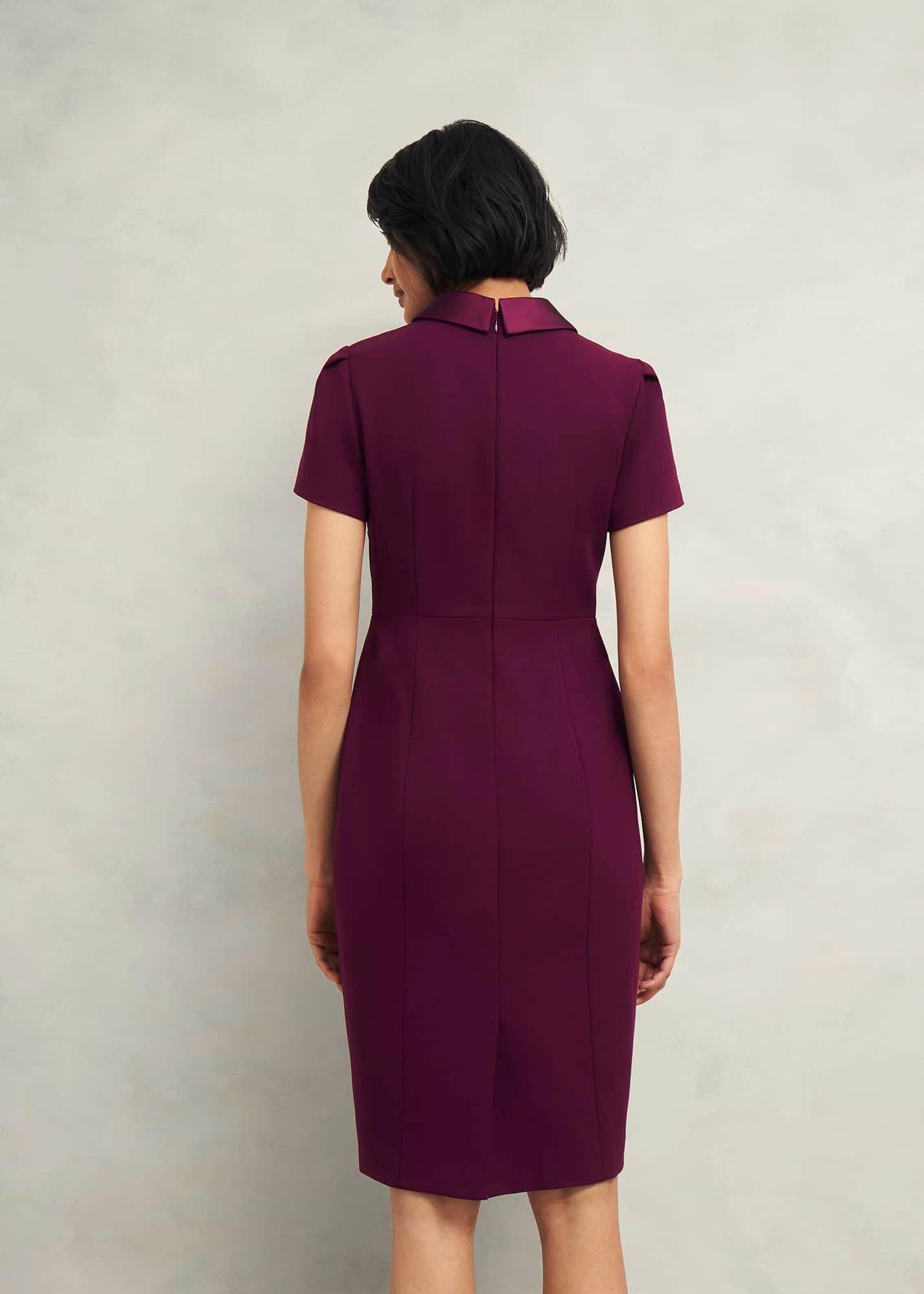 Amira Dress, Warm Plum, hi-res