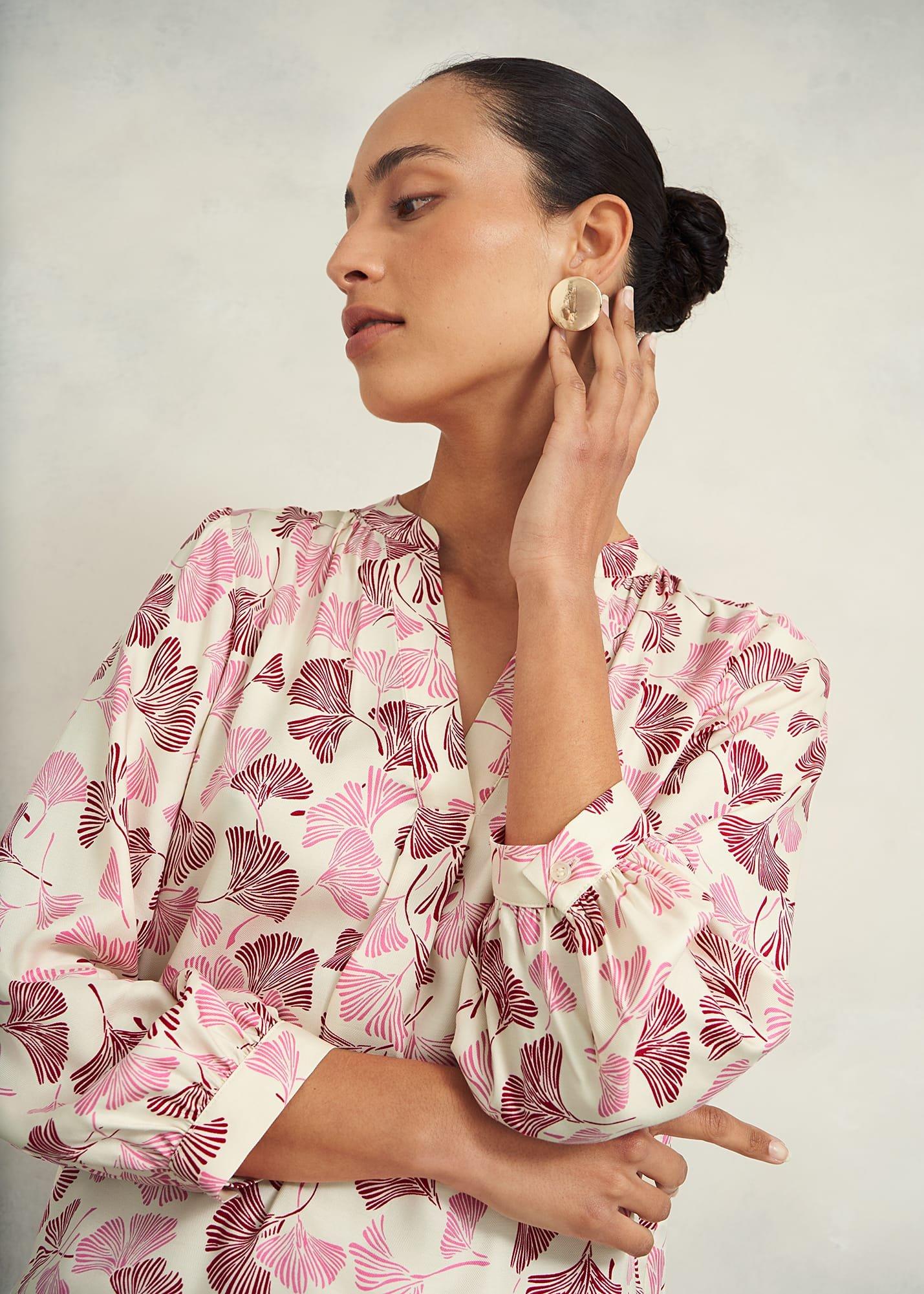 Rachael Blouse, Cream Multi, hi-res