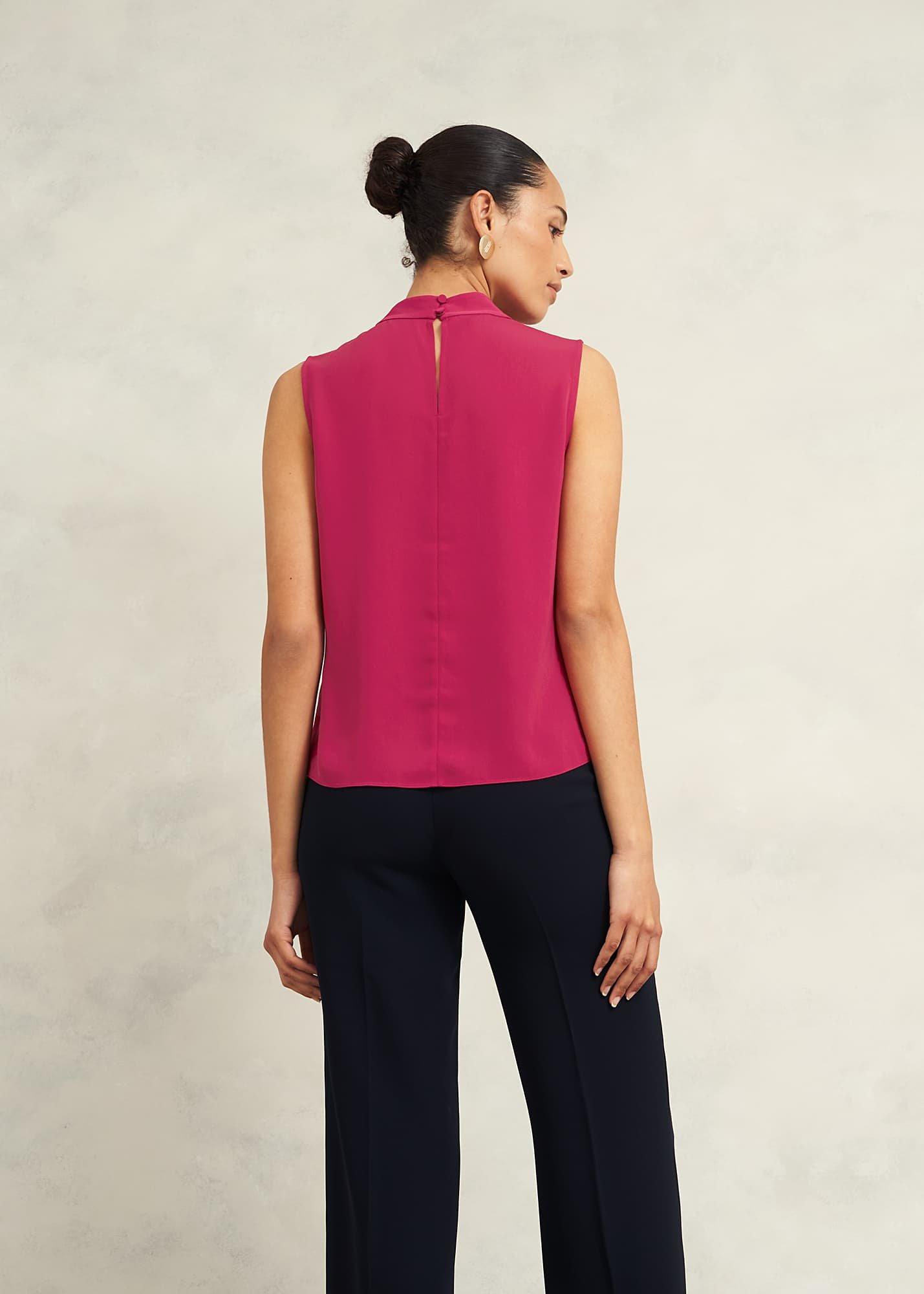 Shelley Blouse, Cranberry Pink, hi-res