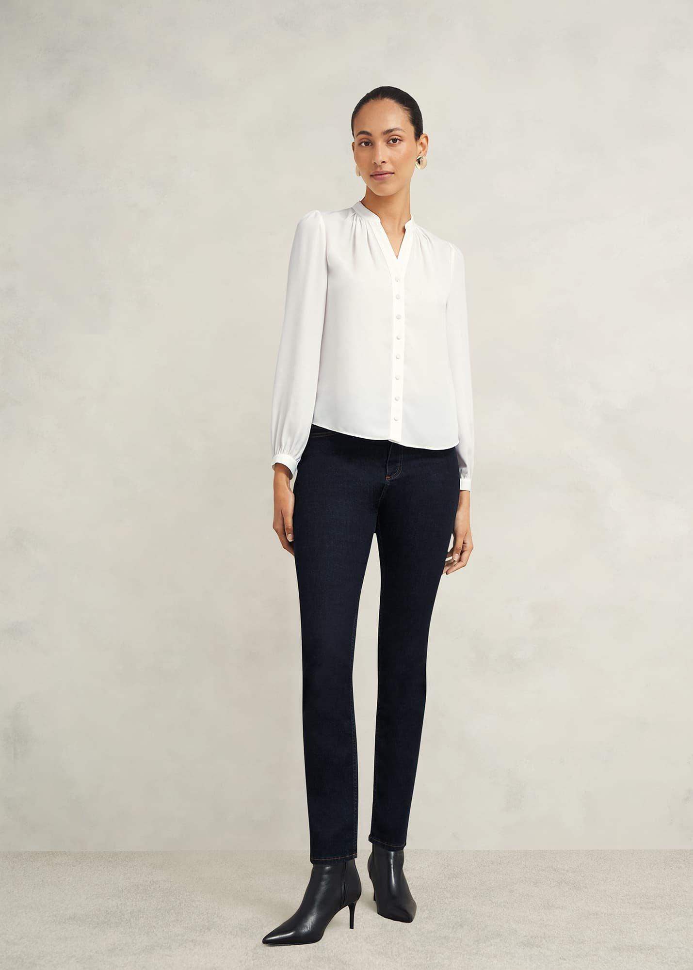 Peony Blouse, Ivory, hi-res