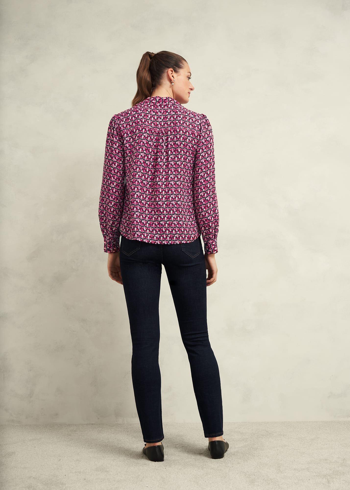 Abigail Blouse, Pink Multi, hi-res