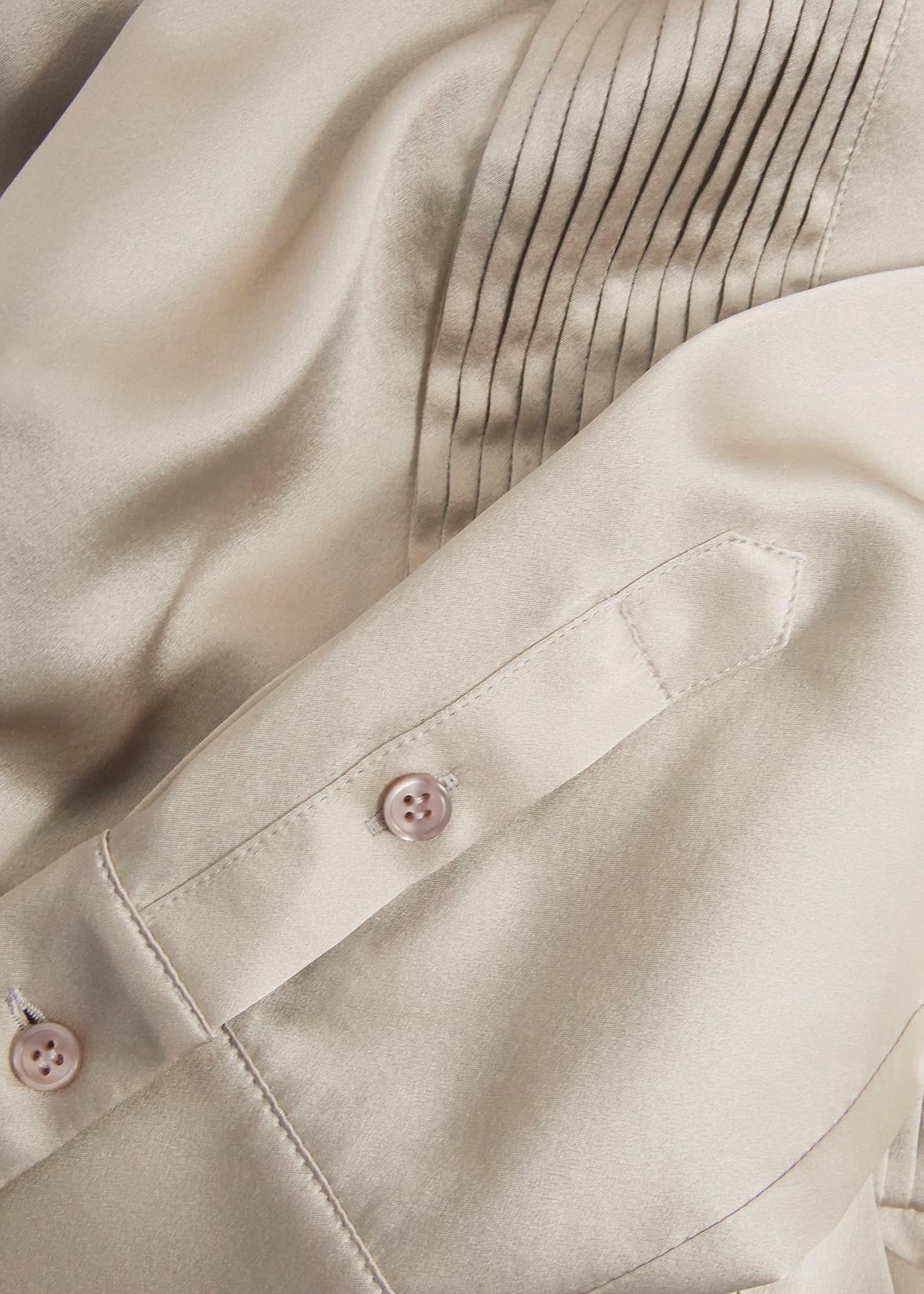 Jaya Silk Shirt, Buff Grey, hi-res