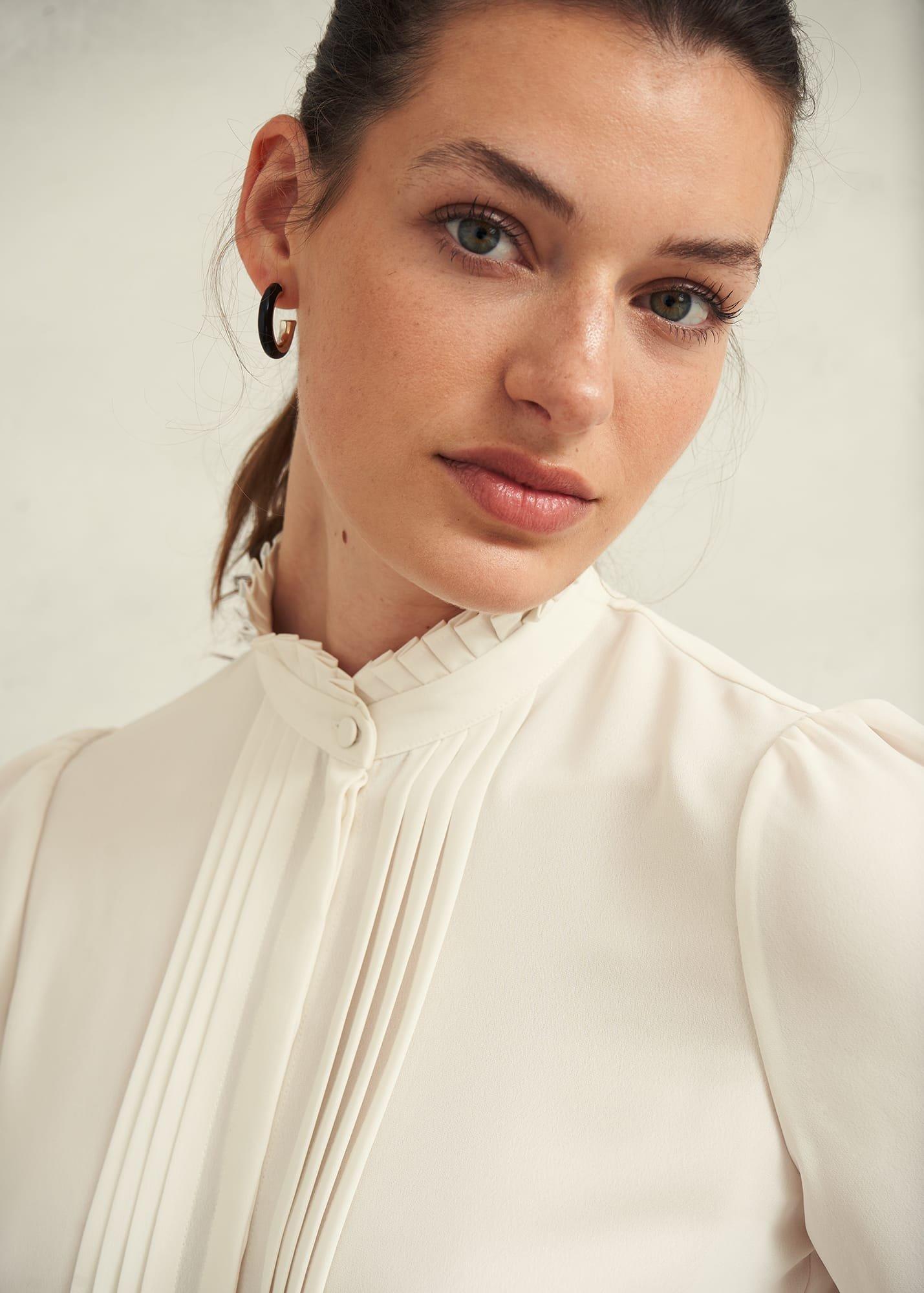 Amber Blouse, Ivory, hi-res