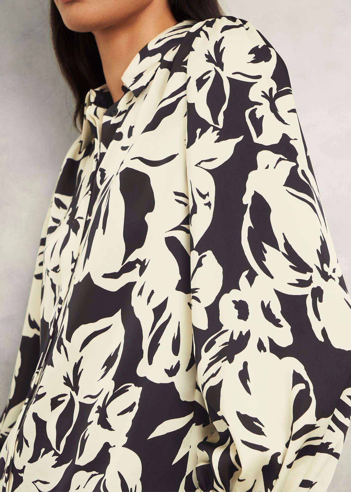 Askham Shirt, Black Cream, hi-res