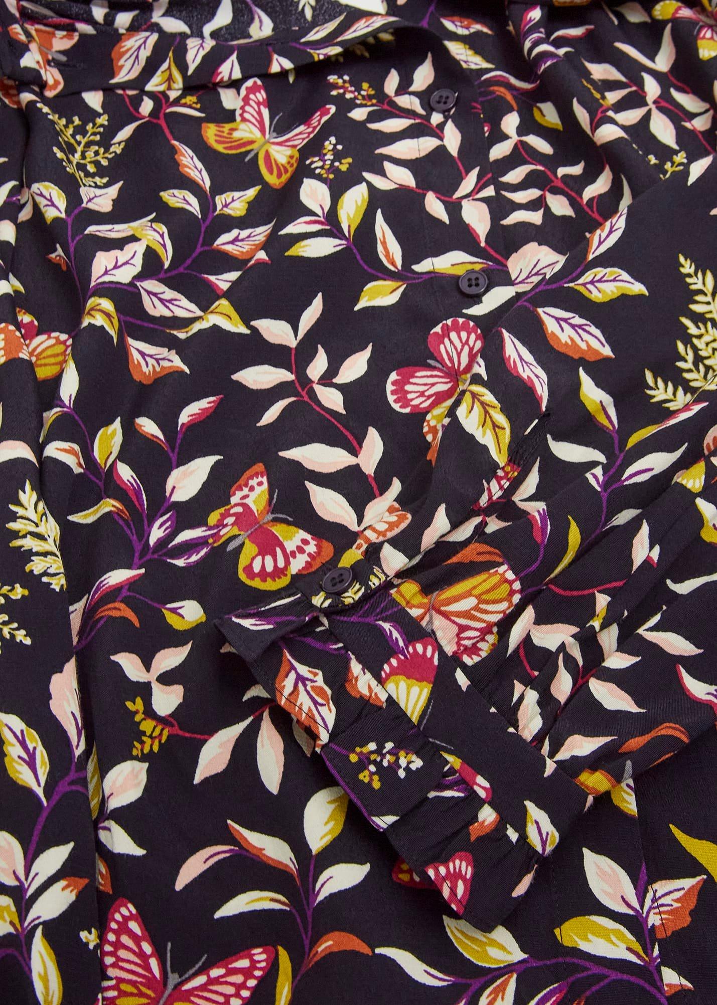 Elspeth Blouse, Navy Multi, hi-res