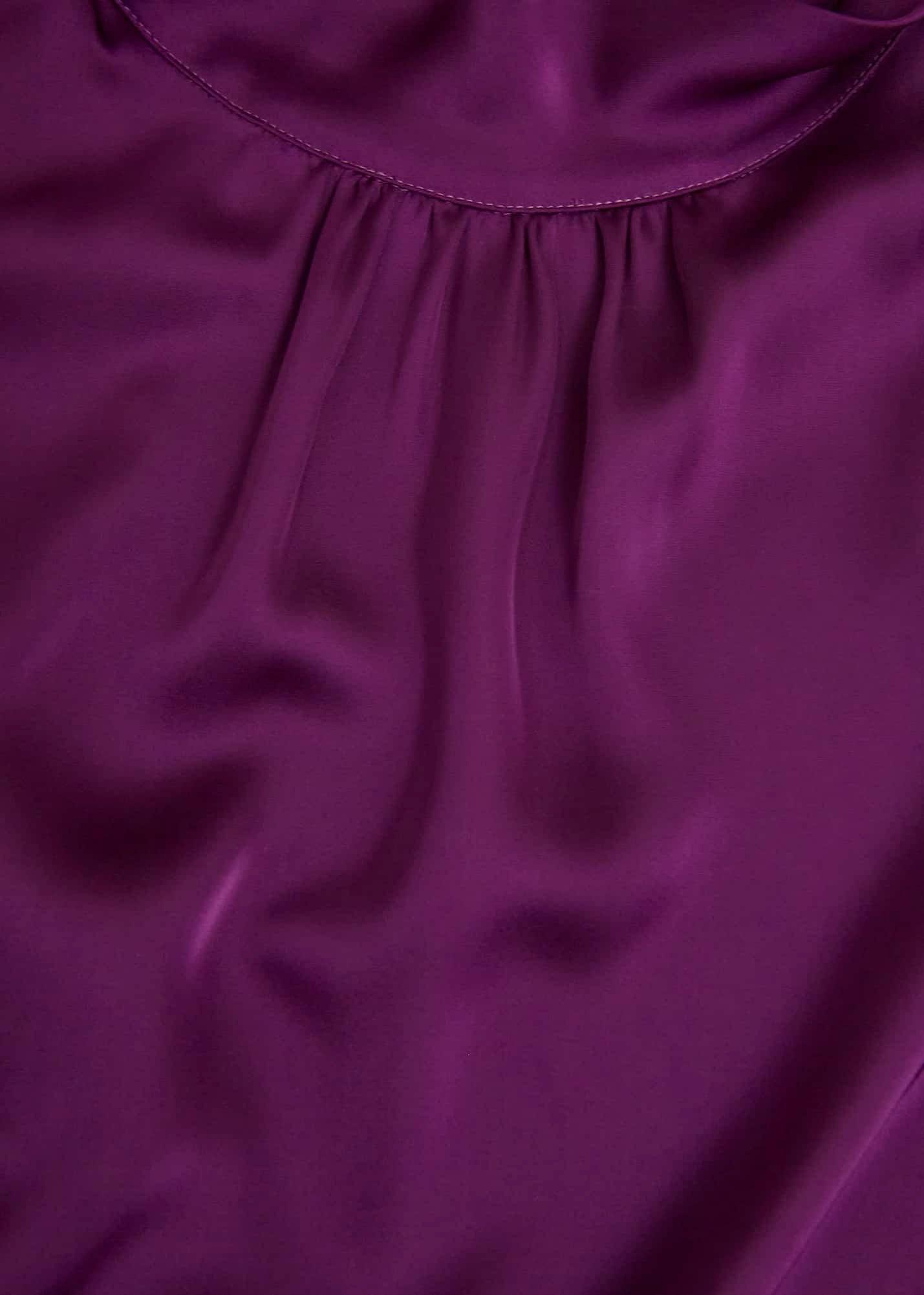 Eren Satin Blouse, Vibrant Purple, hi-res