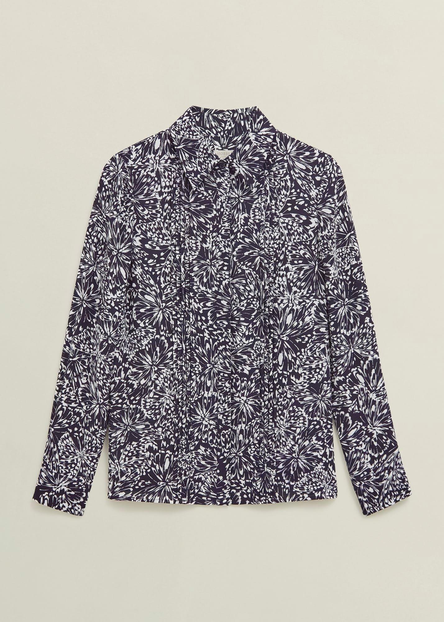 Astraea Shirt, Navy Ivory, hi-res