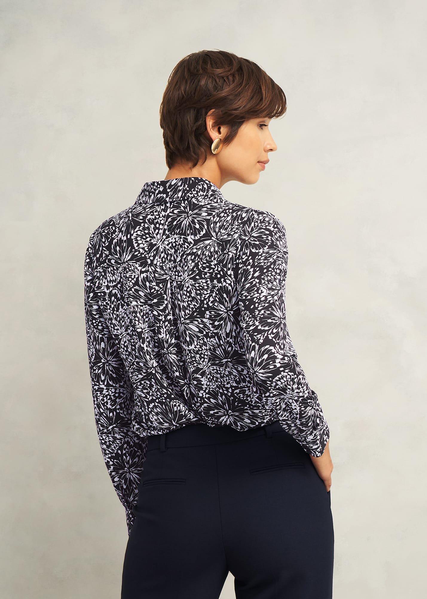 Astraea Shirt, Navy Ivory, hi-res