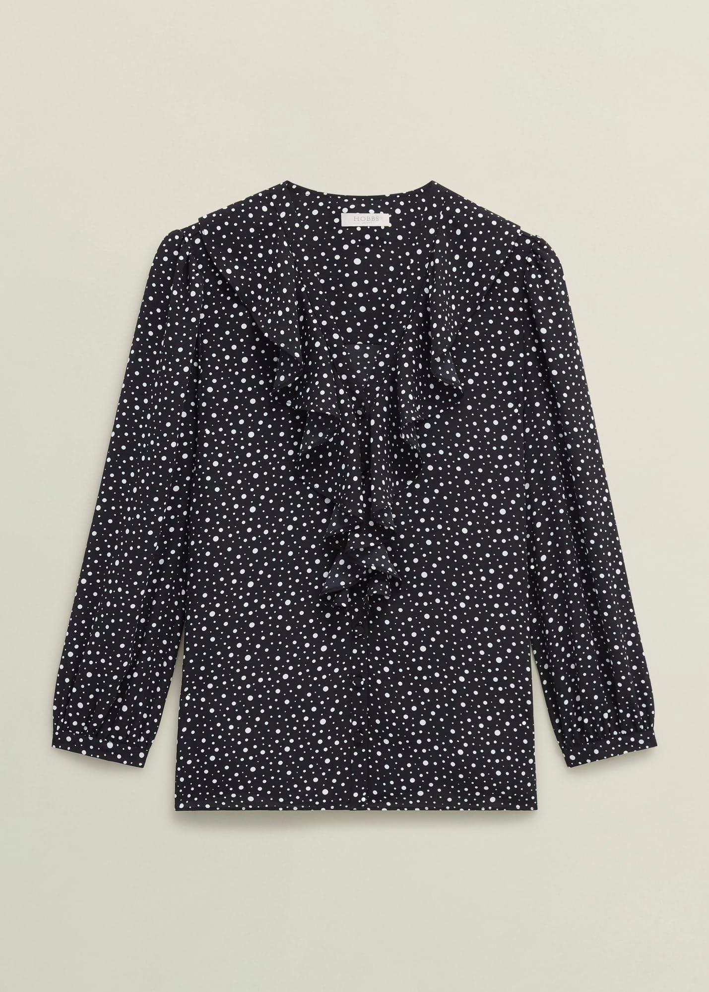 May Blouse, Black Ivory, hi-res