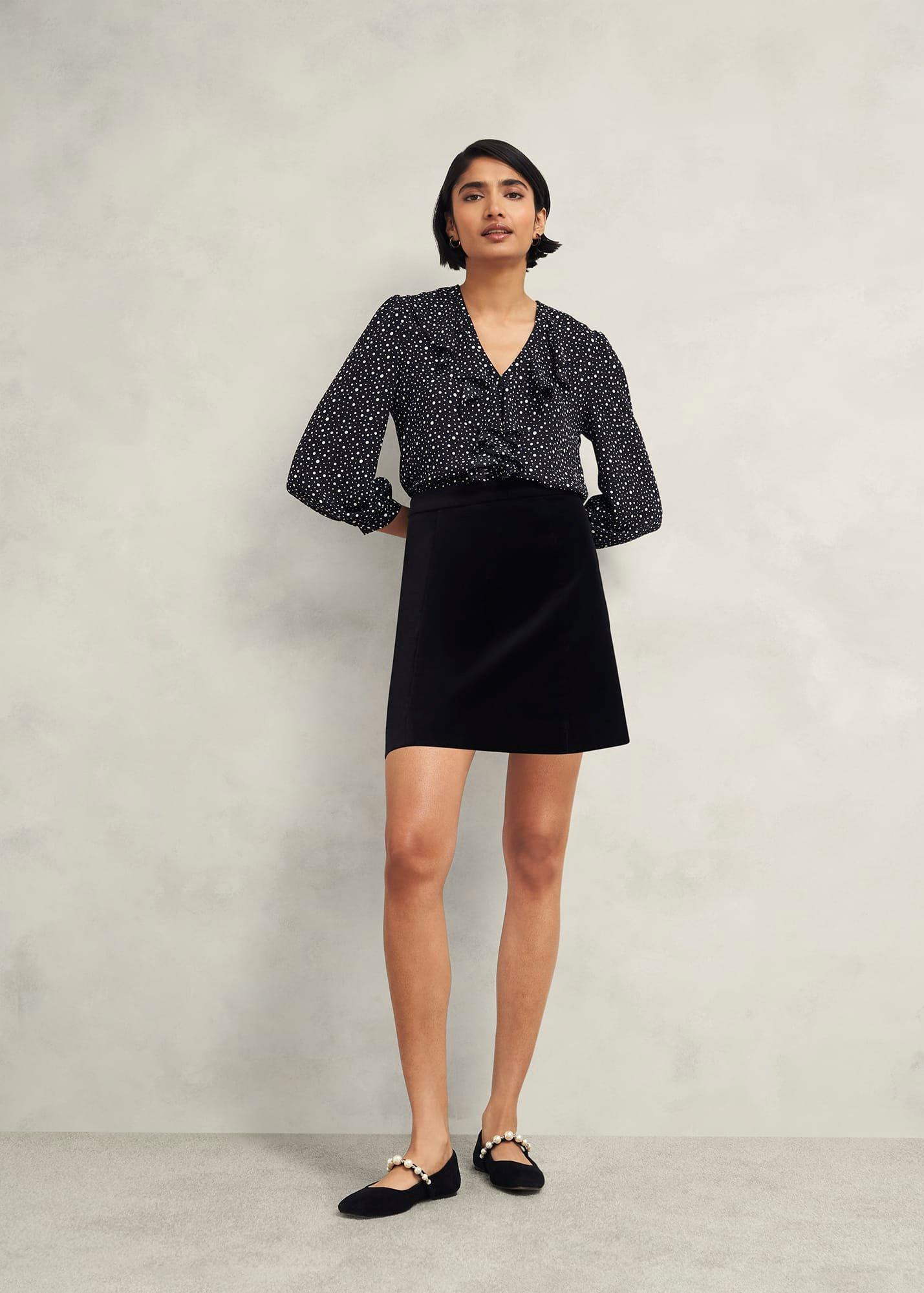 May Blouse, Black Ivory, hi-res