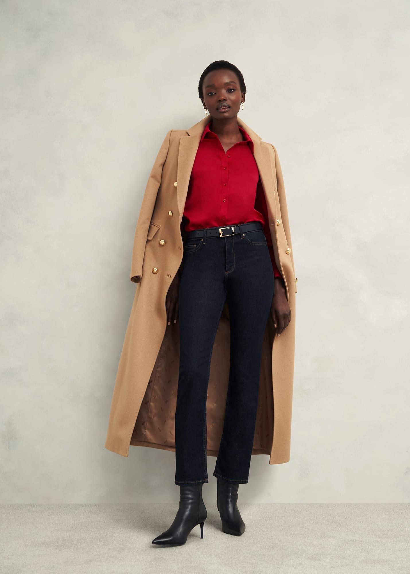 Ruby Blouse, Red, hi-res