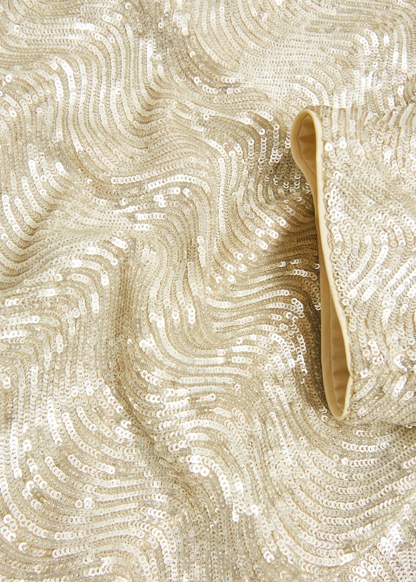 Marlowe Sequin Top, Silver, hi-res