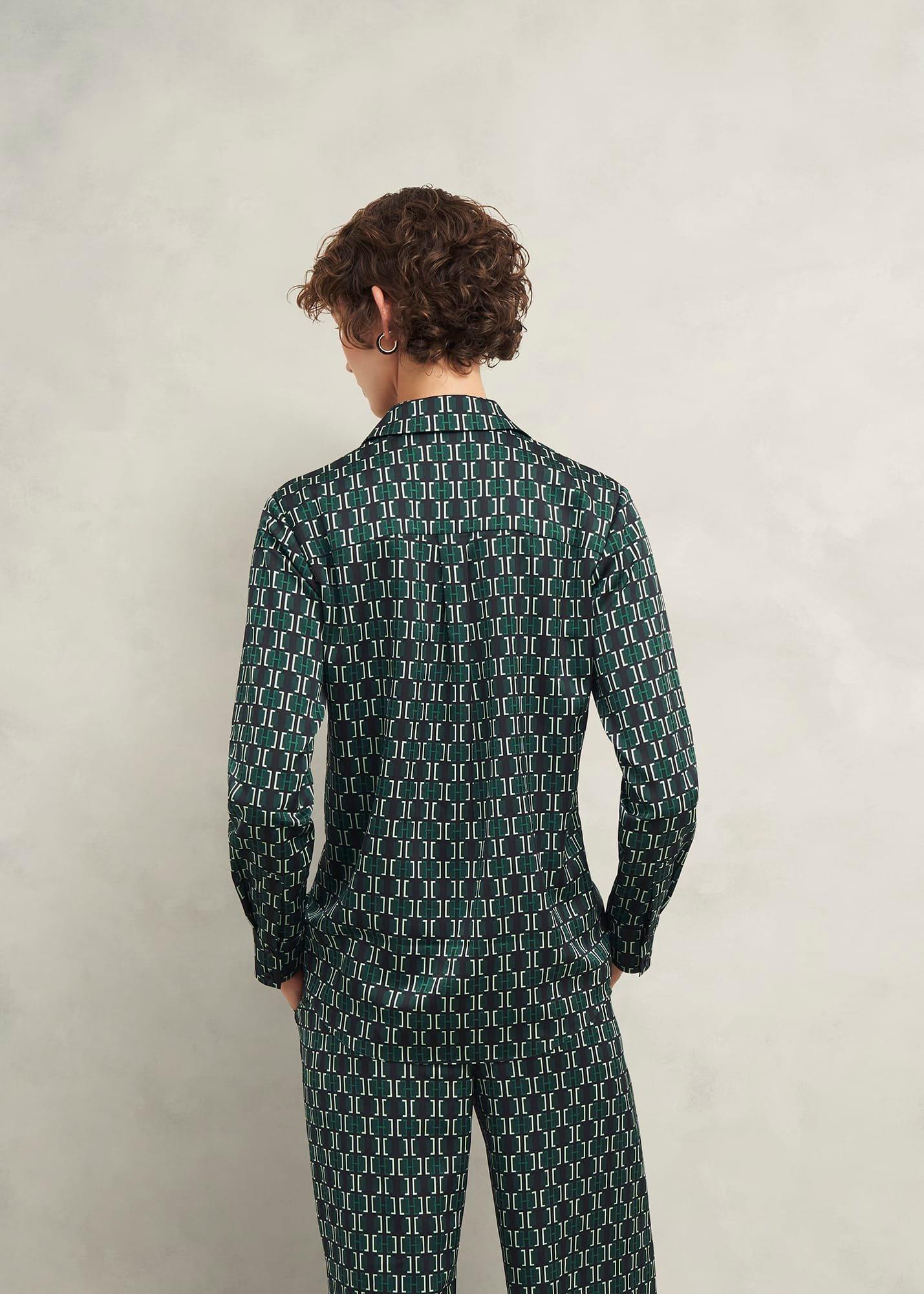Finwell Satin Shirt, Multi, hi-res