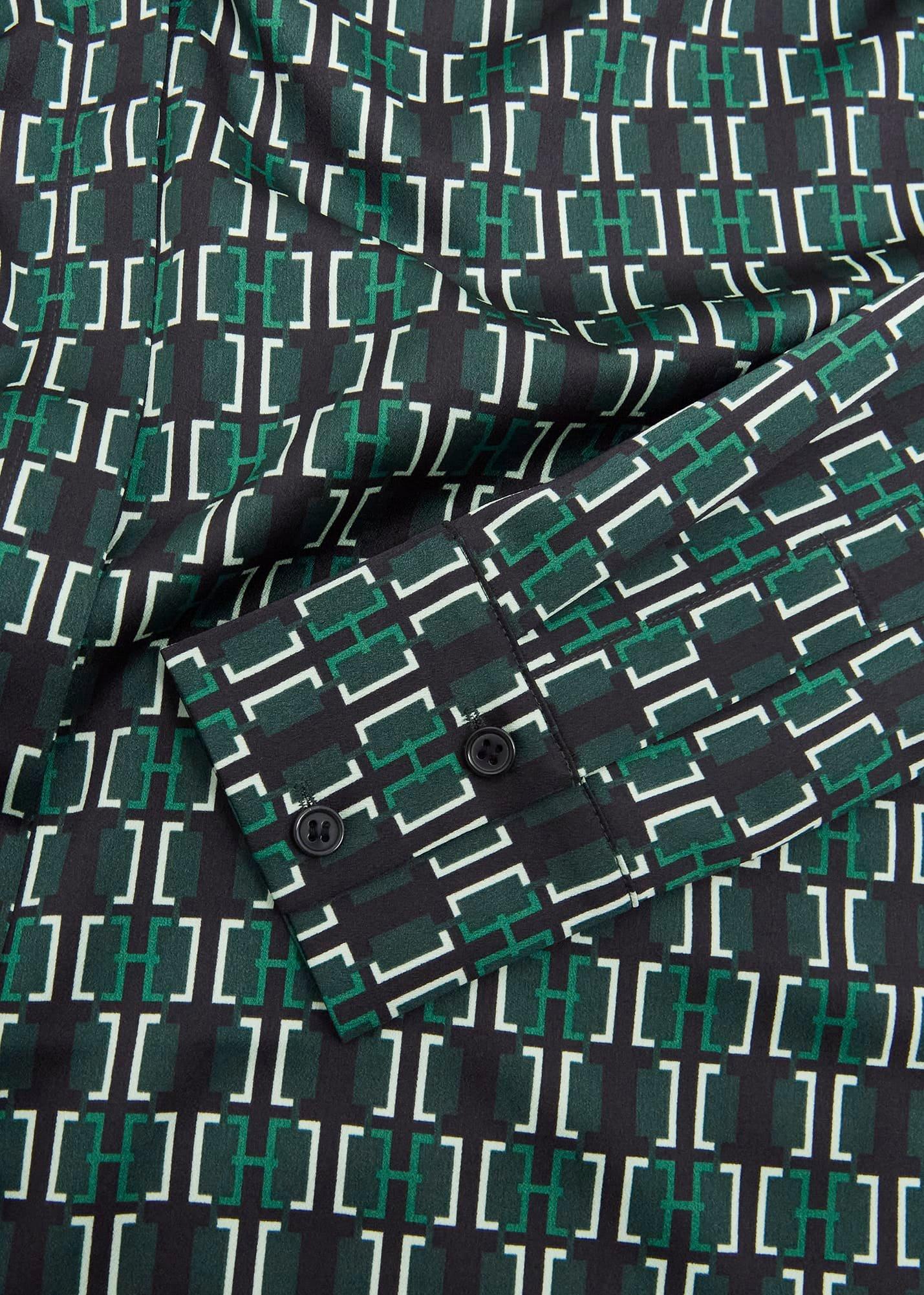 Finwell Satin Shirt, Multi, hi-res