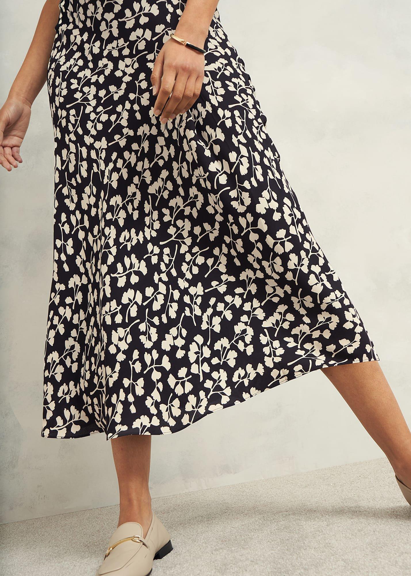 Eliza Skirt, Navy Cream, hi-res