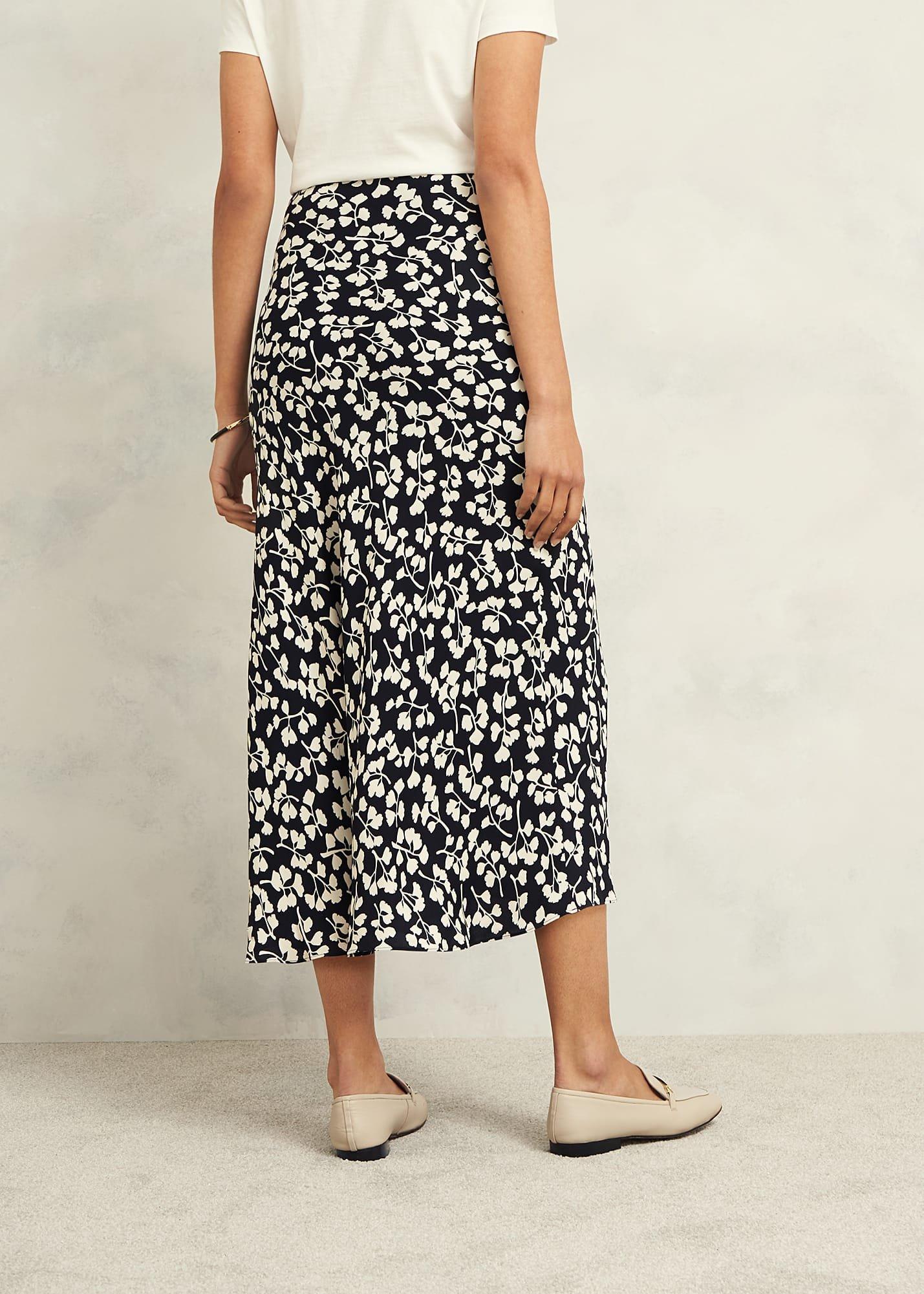 Eliza Skirt, Navy Cream, hi-res
