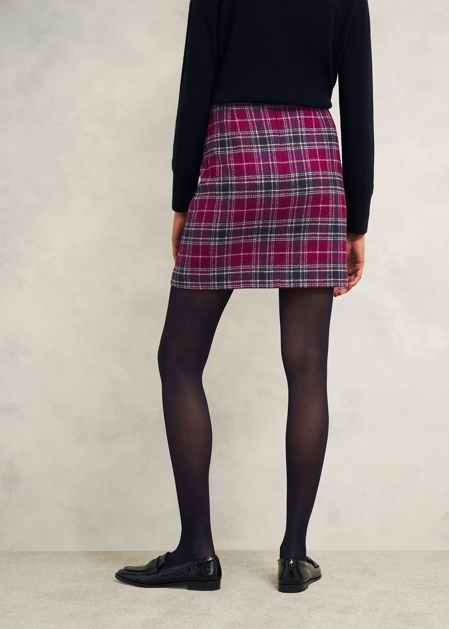 Ruthie Wool Skirt, Pink Multi, hi-res