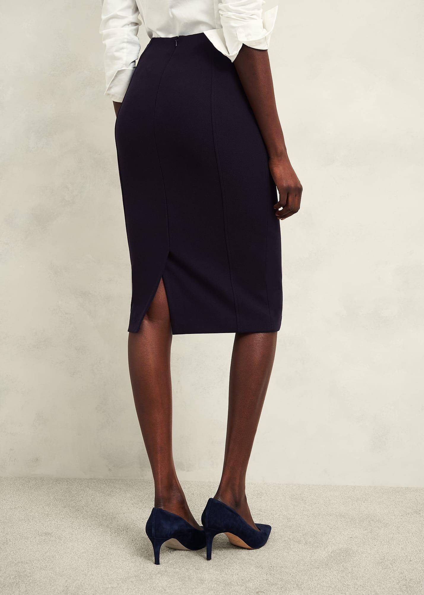 Petite Aly Skirt, Navy, hi-res