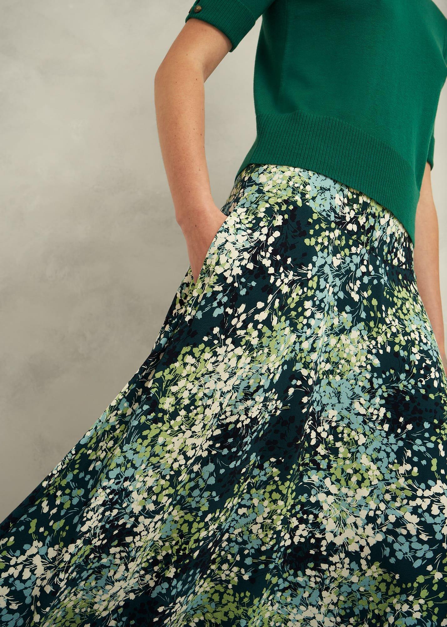 Kiara Skirt, Green Multi, hi-res